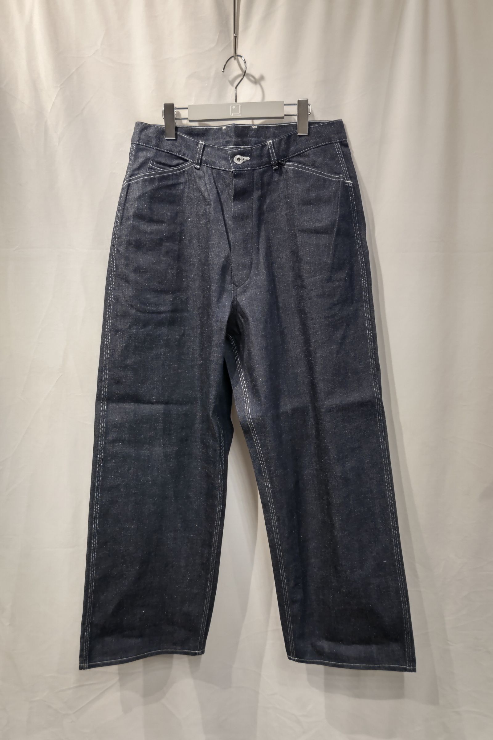 A.PRESSE - military denim trousers -indigo- 23ss men | asterisk A.PRESSE - military denim trousers -indigo- 23ss men | asterisk