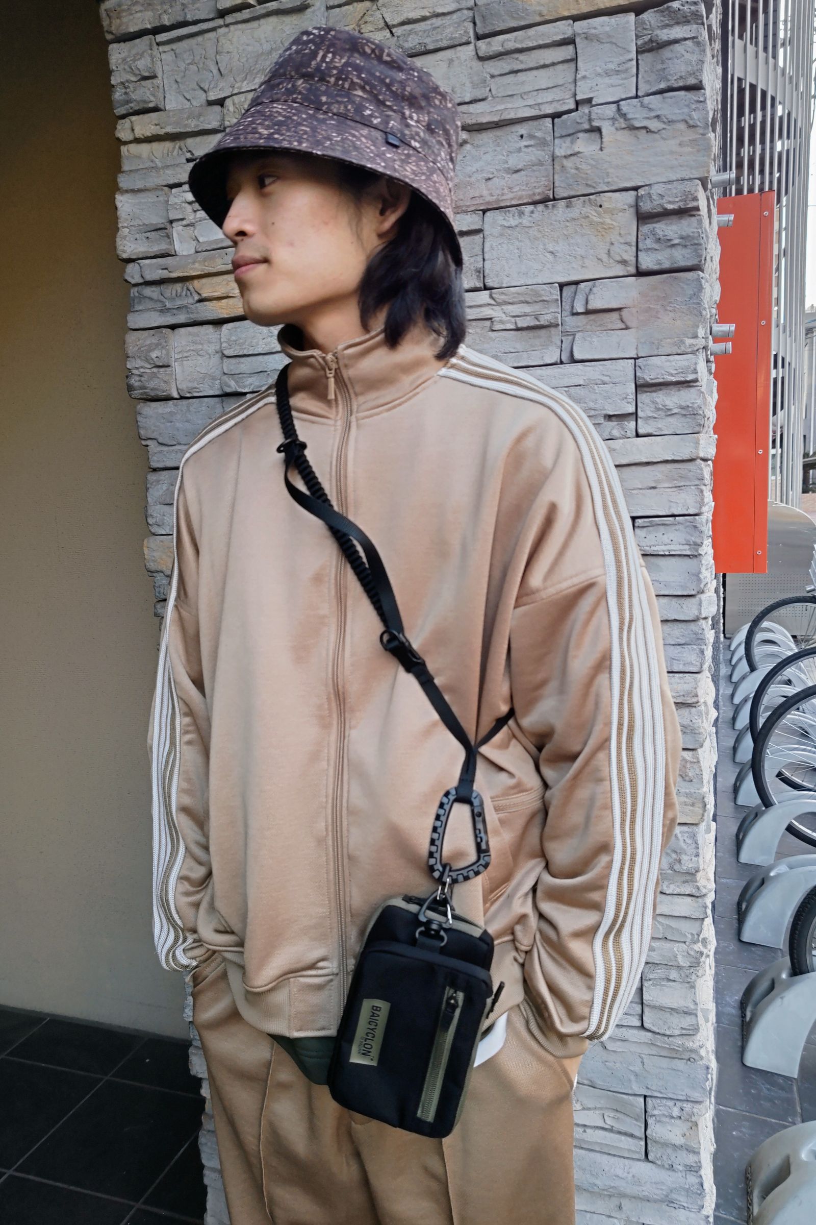 COTTON43%is-ness TRACK JACKET 23ss