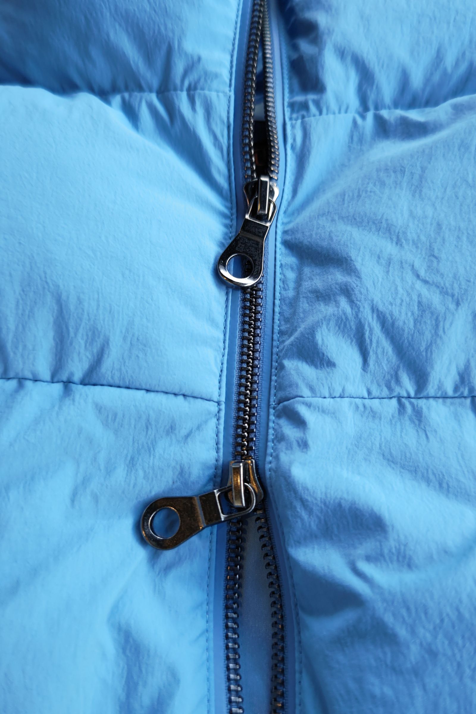 STUDIO NICHOLSON - oject/injection down short jacket -azure STUDIO NICHOLSON - oject/injection down short jacket -azure