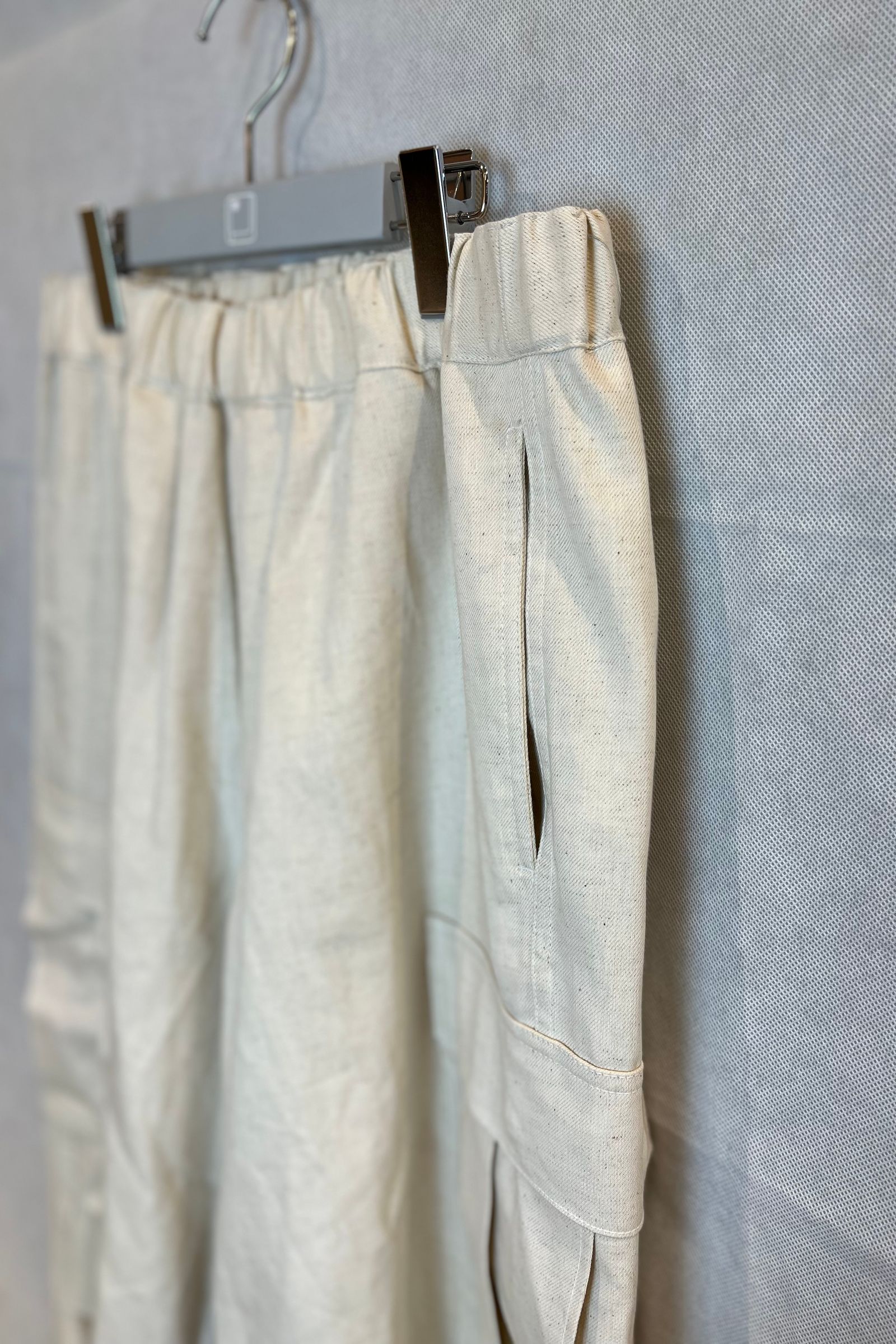 is-ness - nu wide 6pk pants -natural- 22ss | asterisk