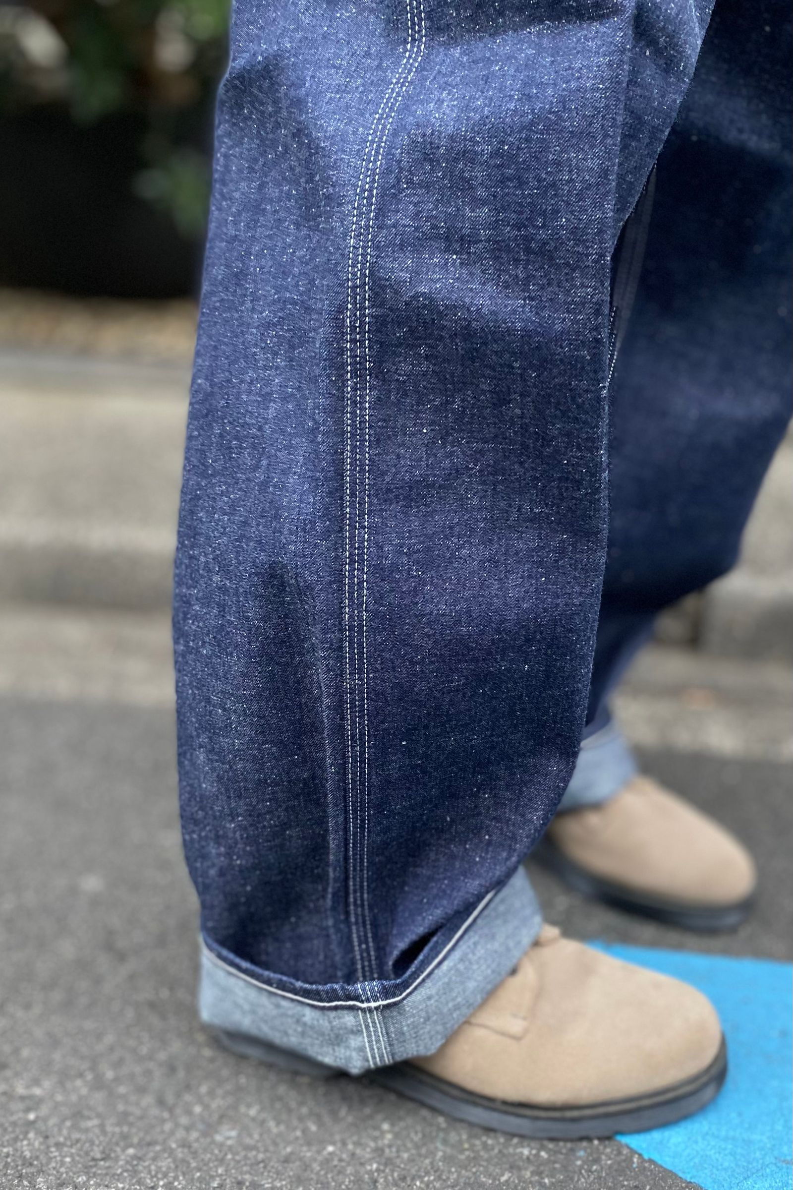 A.PRESSE - military denim trousers -indigo- 23ss men | asterisk