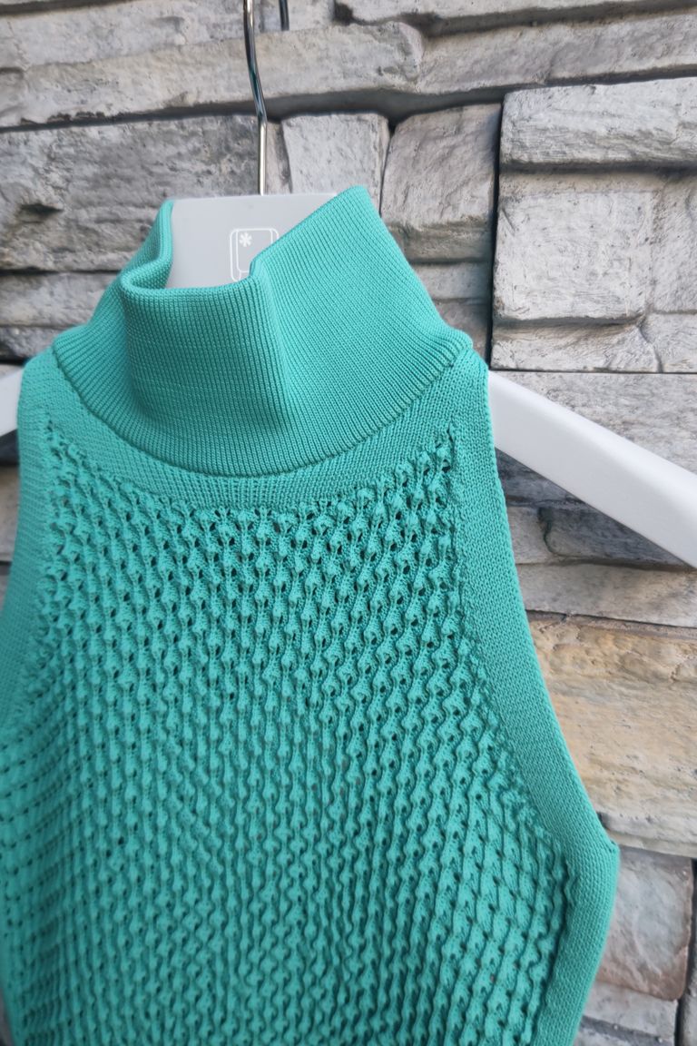 CFCL - lattice top 2 -emerald- 23ss women | asterisk