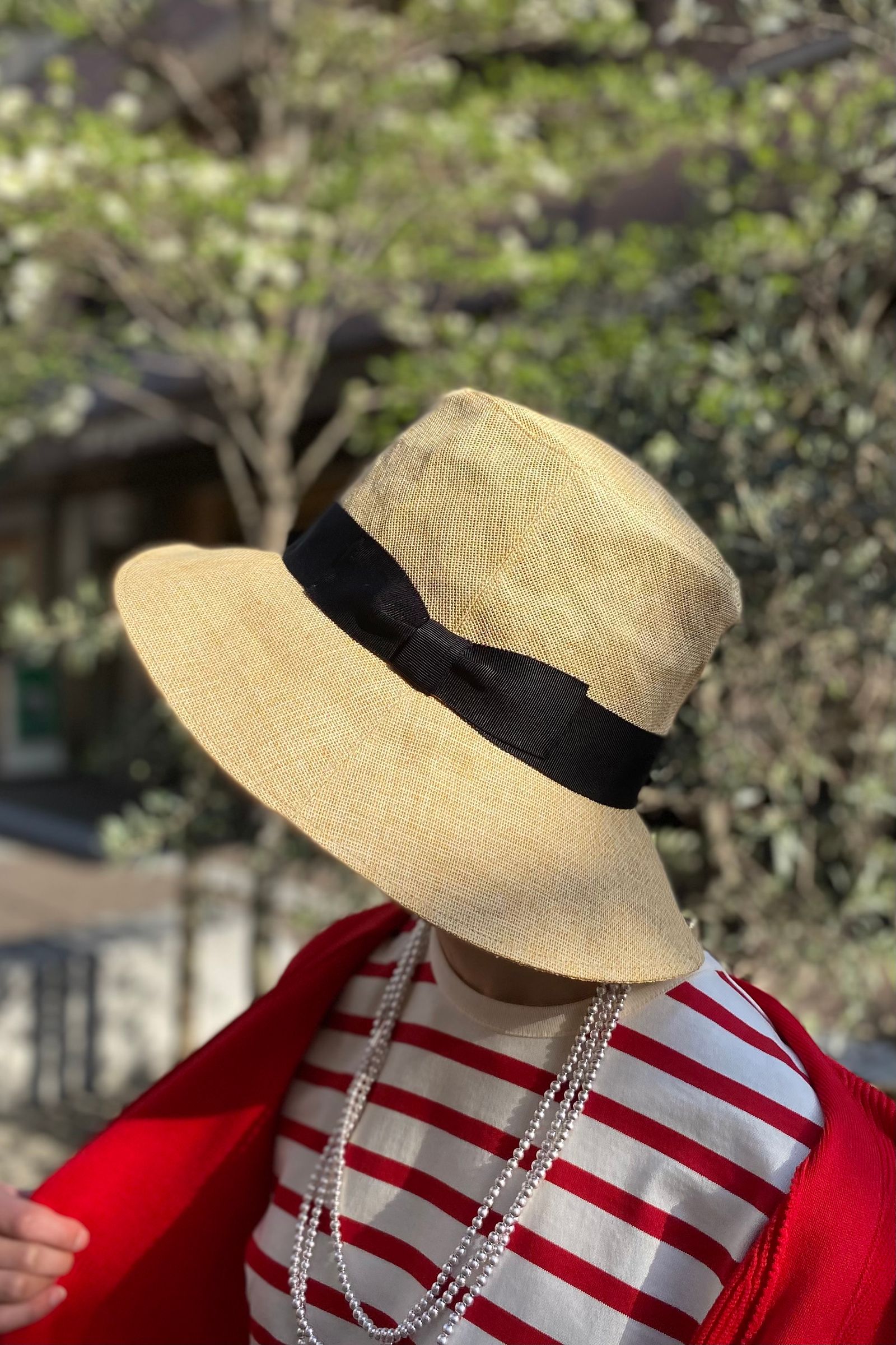KIJIMA TAKAYUKI - PAPER CLOTH HAT (MIDDLE)-beige- 23ss