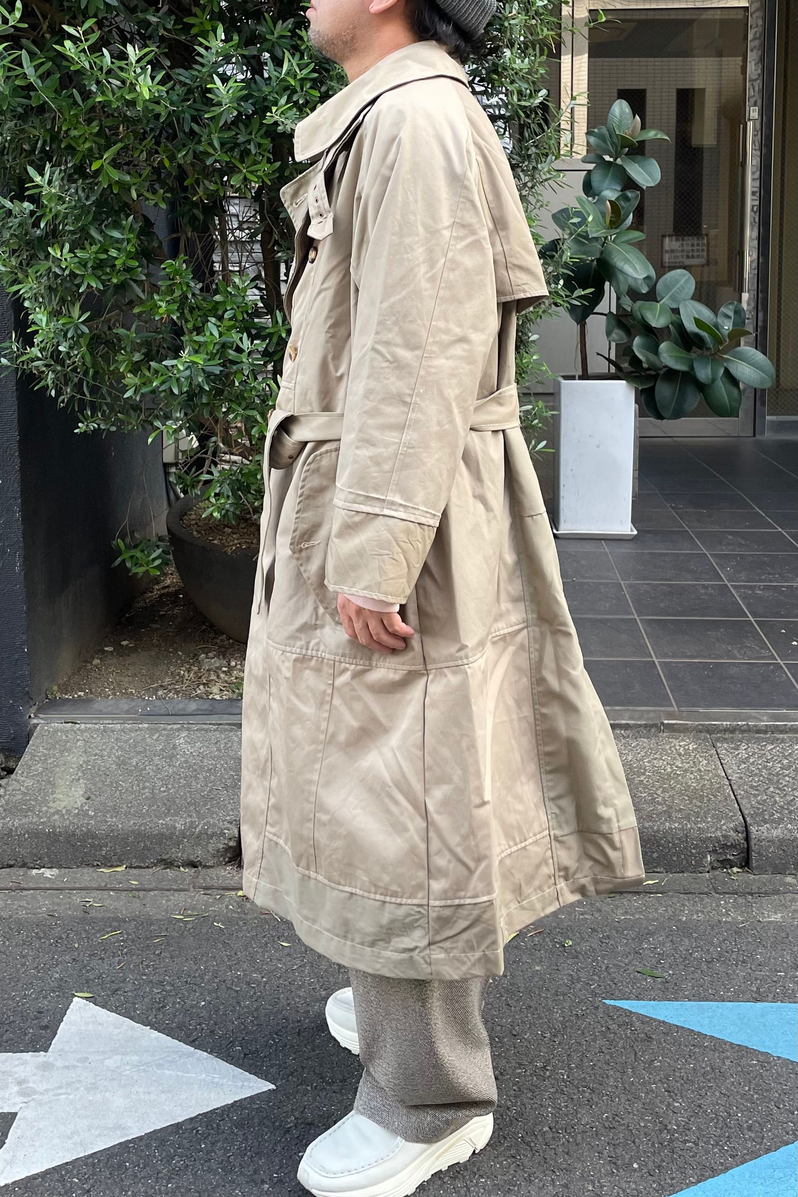 SEEALL - trench coat -mix beige- 23aw men | asterisk