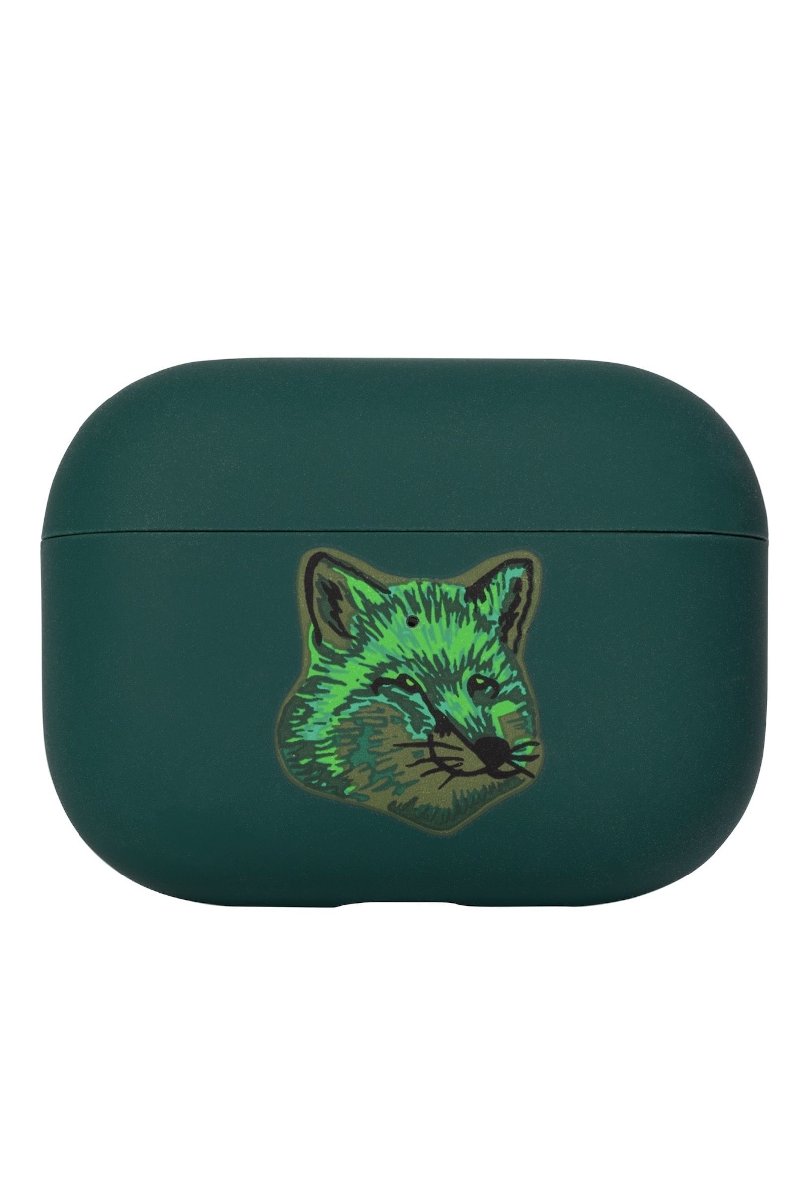 cool-tone fox head case for airpods pro 21aw - GREEN - F