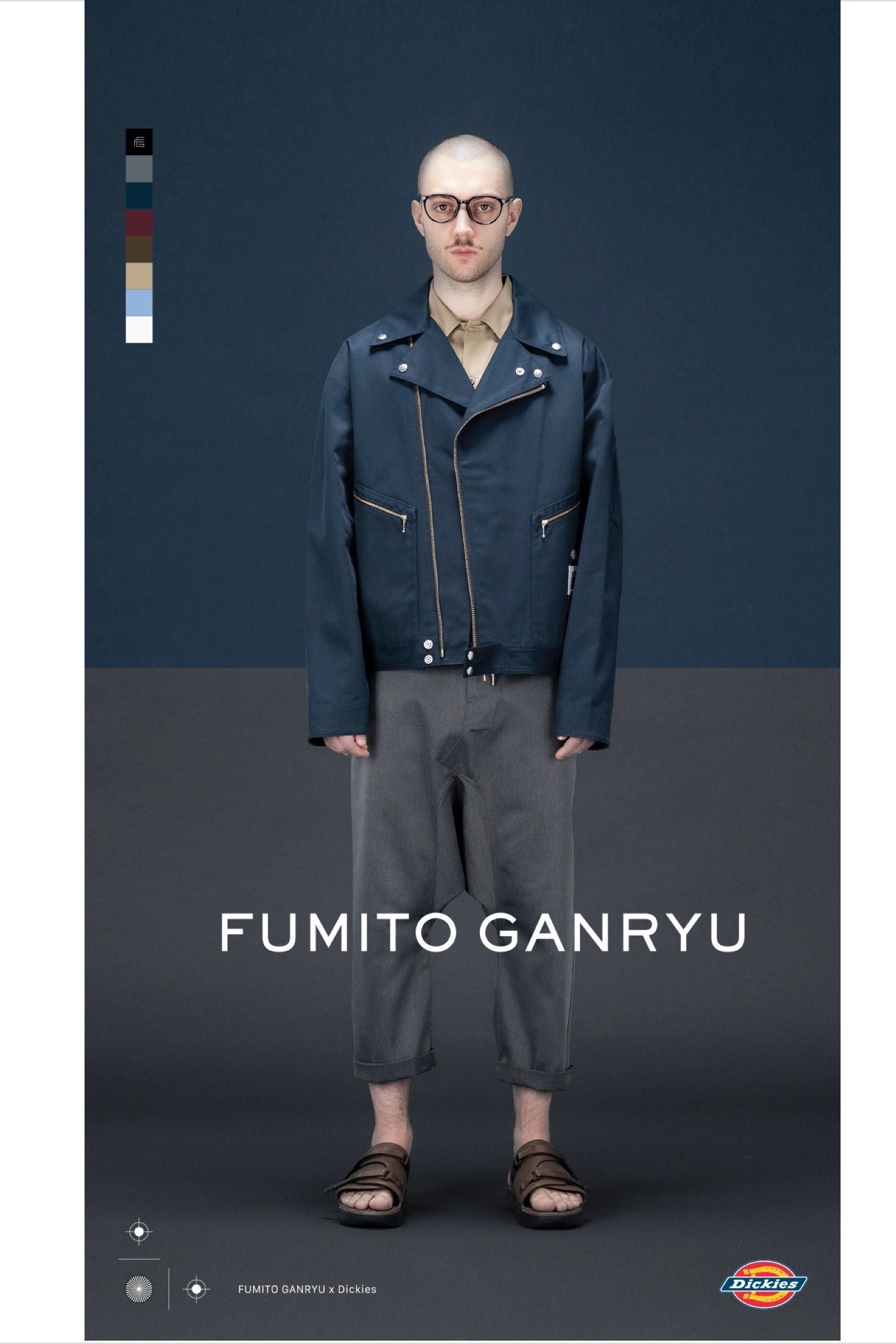 FUMITO GANRYU - double jacket x dickies collaboration -grey- 22ss 