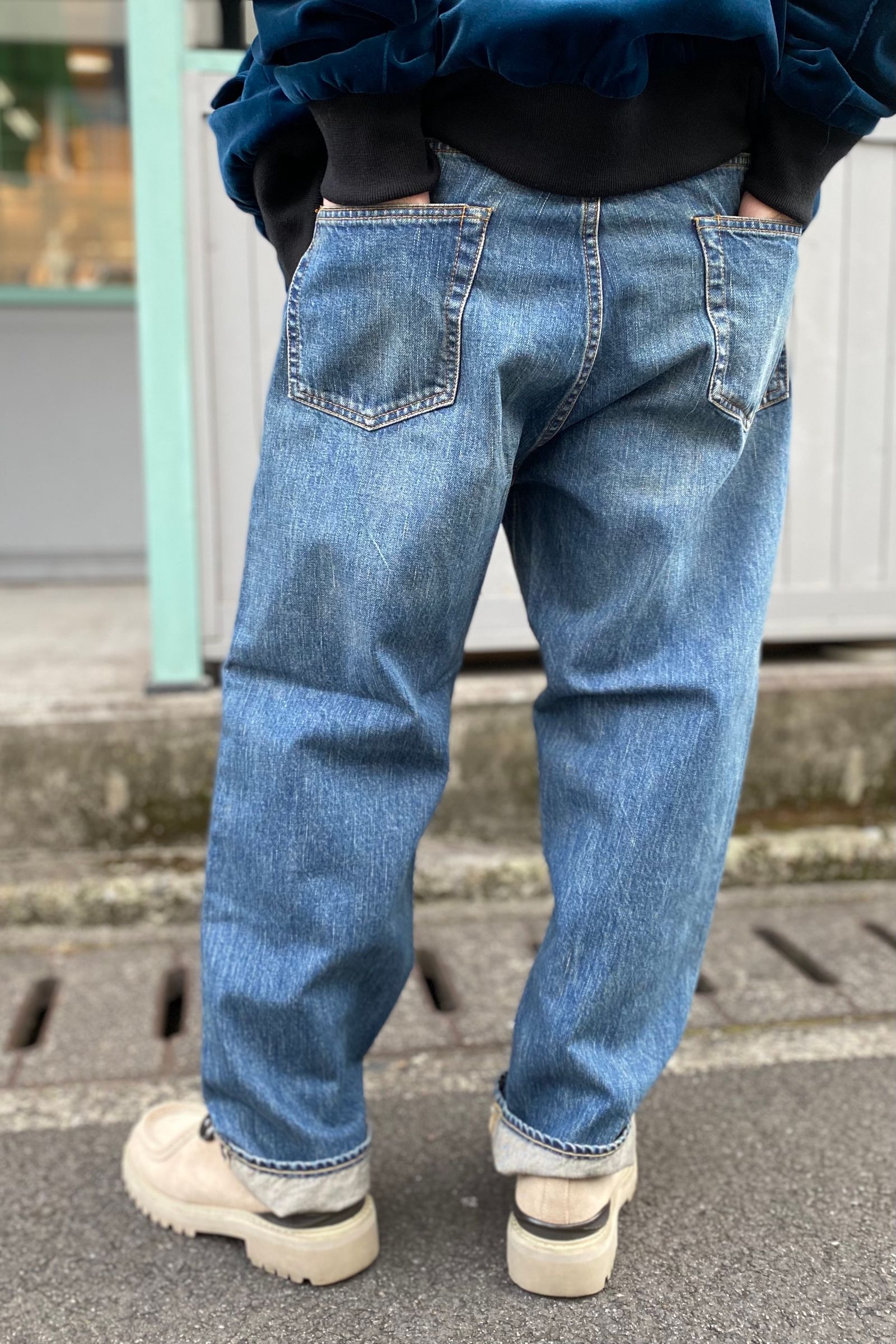 A.PRESSE - washed denim wide pants 22ss 12月11日発売! | asterisk