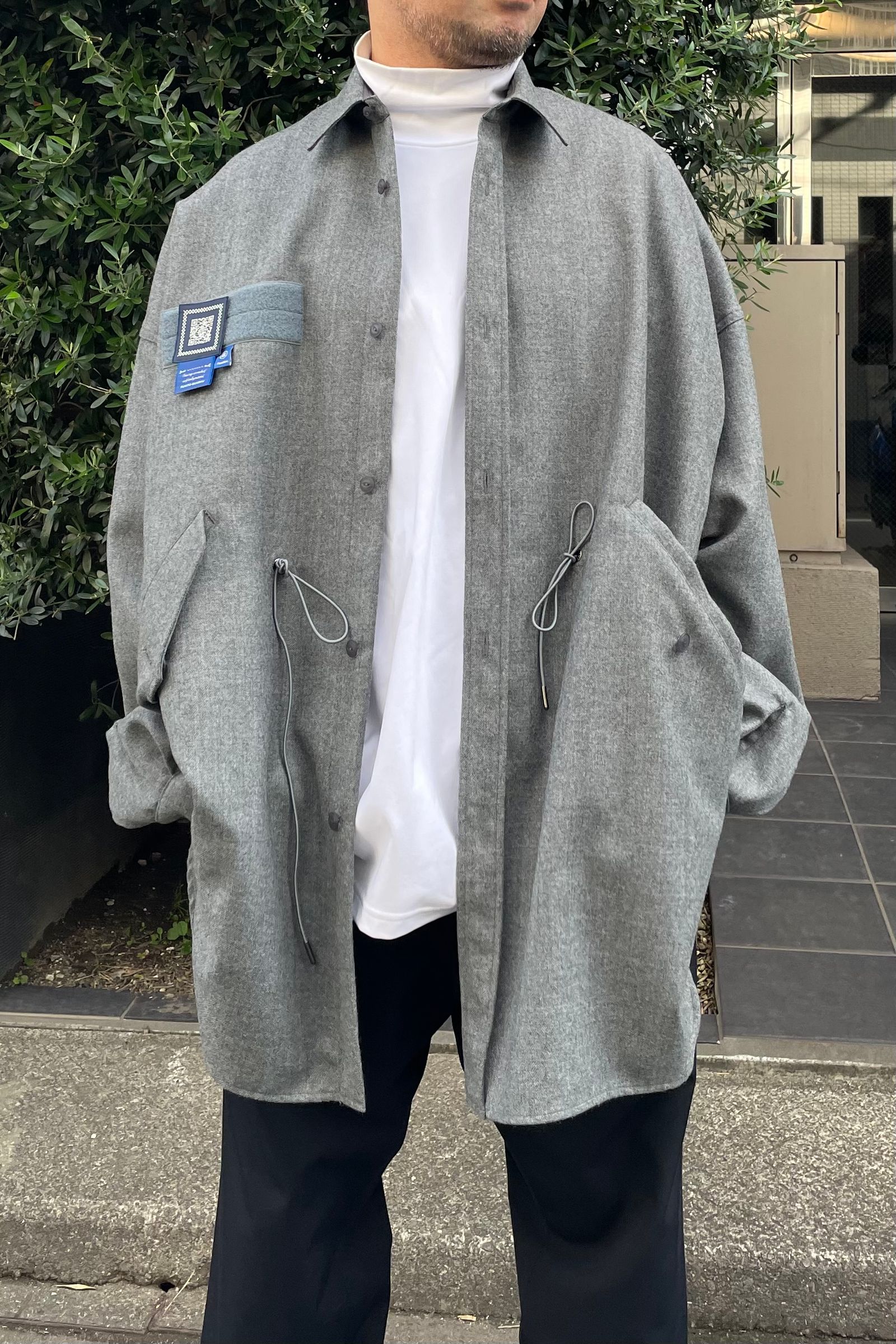 FUMITO GANRYU - m-51 shirt jacket -grey- 22aw | asterisk