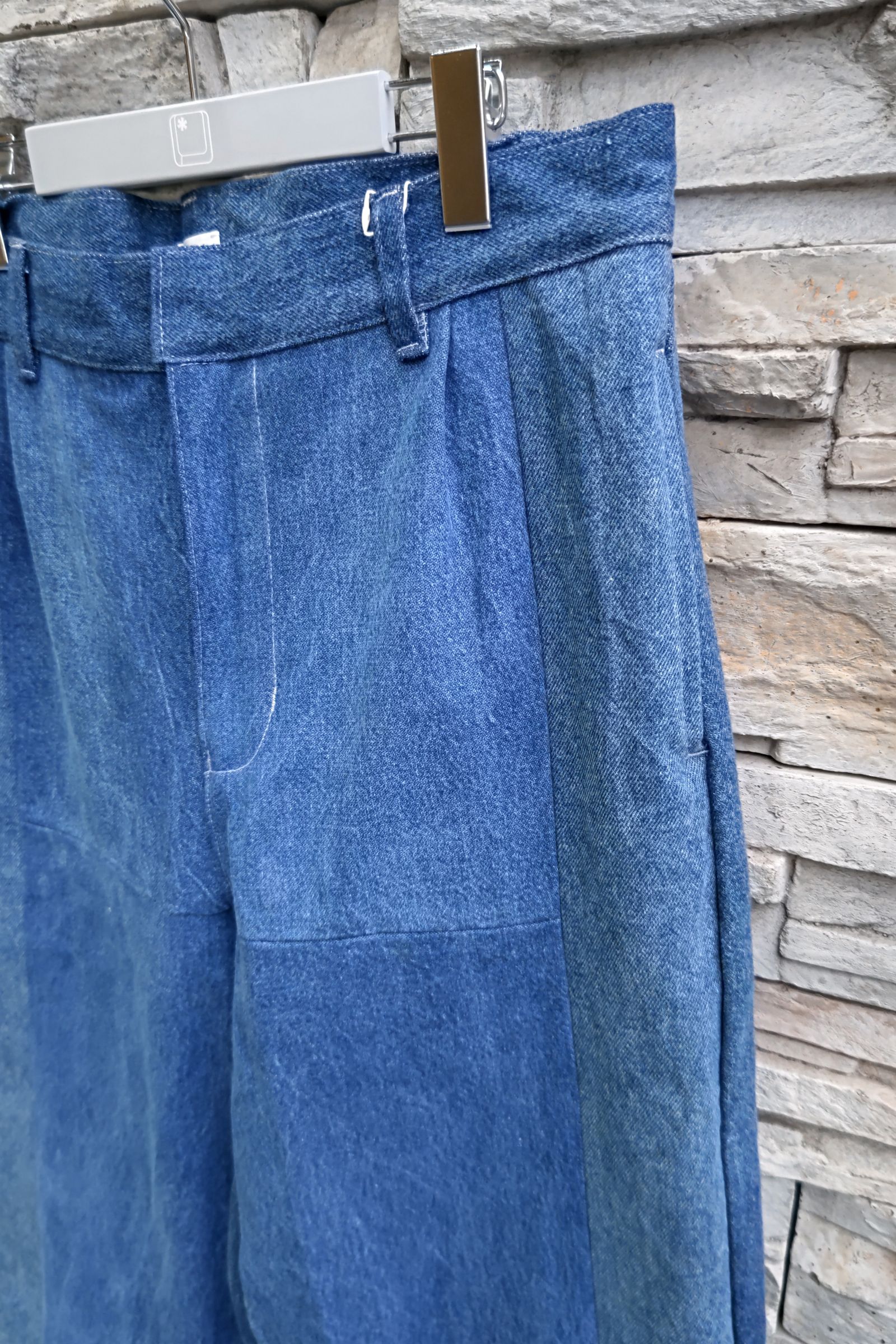 SEEALL - reconstructed large pants -denim- 23ss men | asterisk