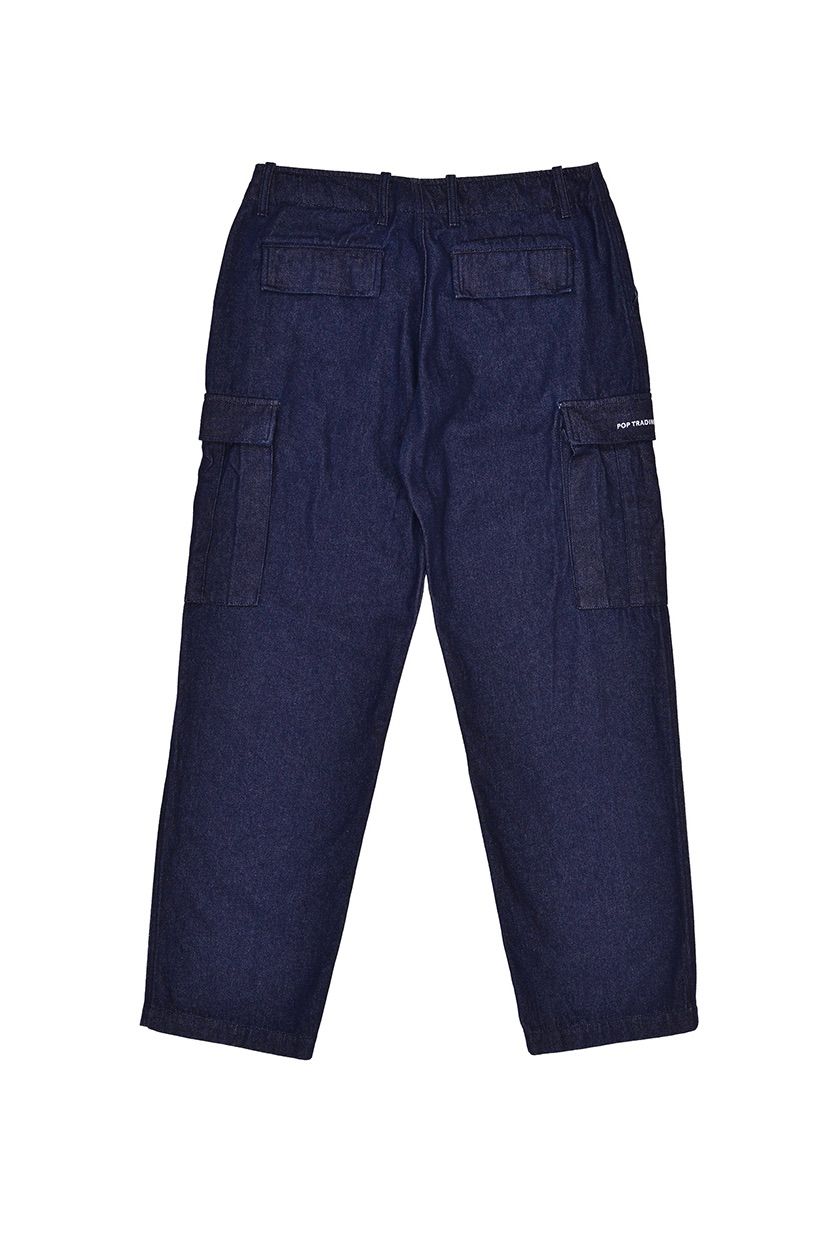 Pop Trading Company - cargo denim pants 21aw | asterisk