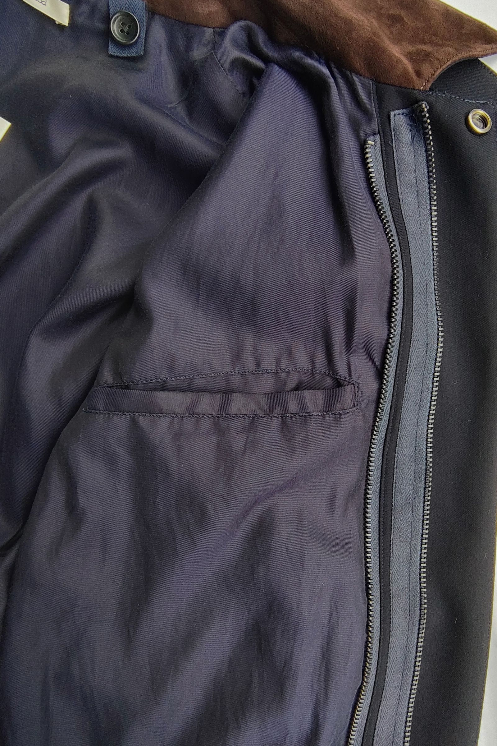 awasa - ウールギャバジンセイリングジャケット-Navy- 24aw men