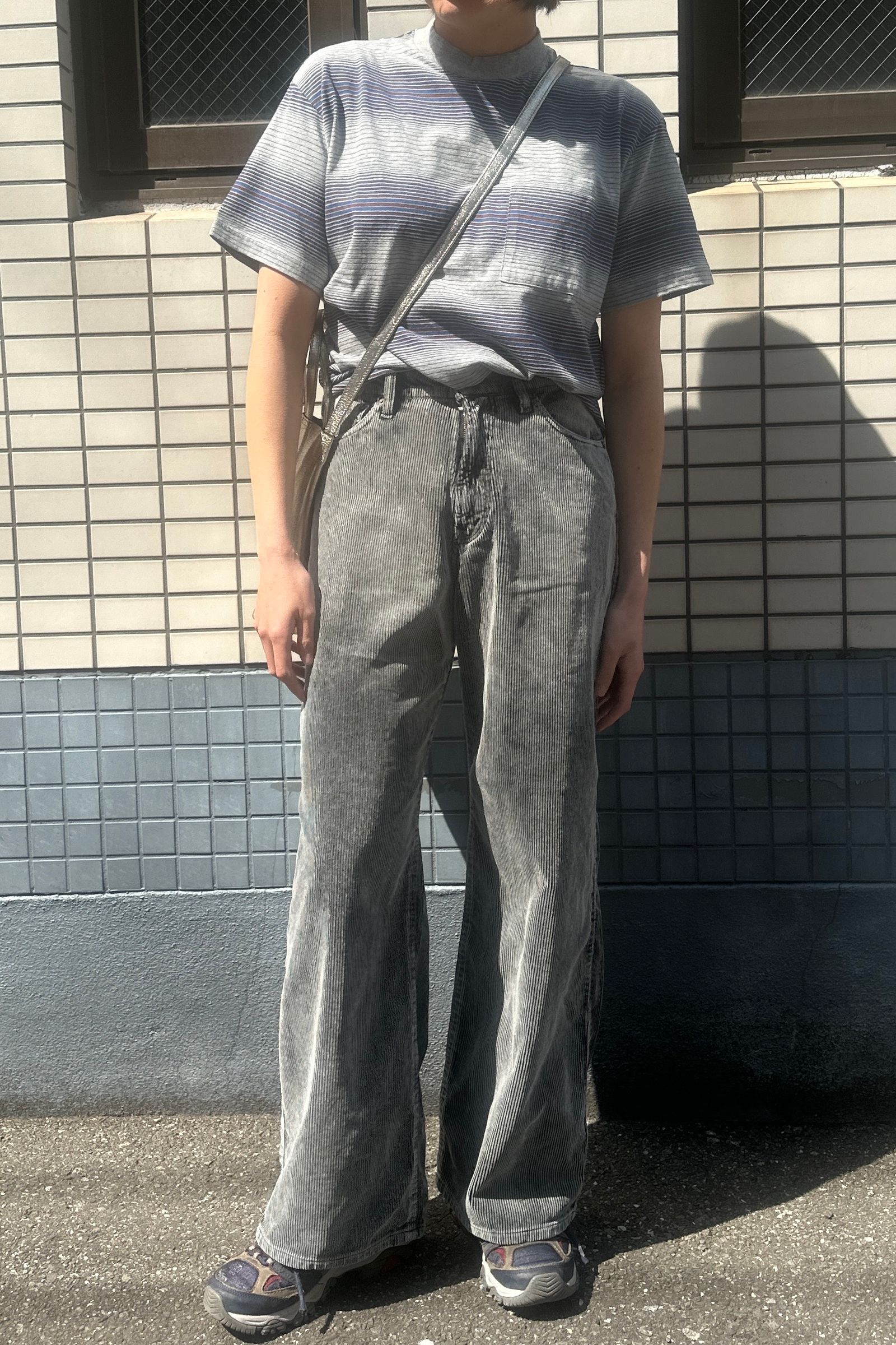 UNUSED - Corduroy wide pants-BLACK- 25ss | asterisk
