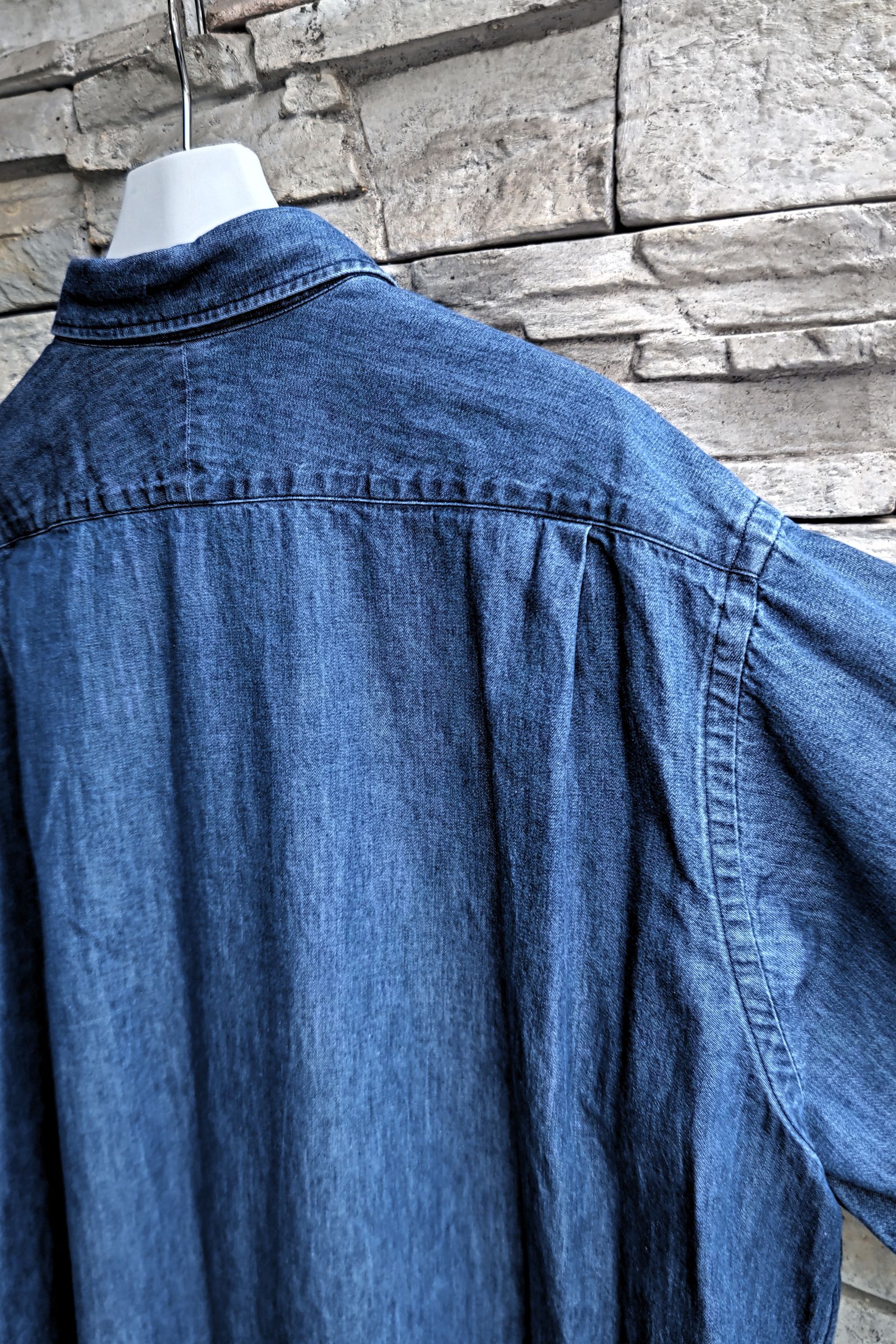 A.PRESSE - Washed Denim Shirt -indigo- 2023STYLE2 | asterisk