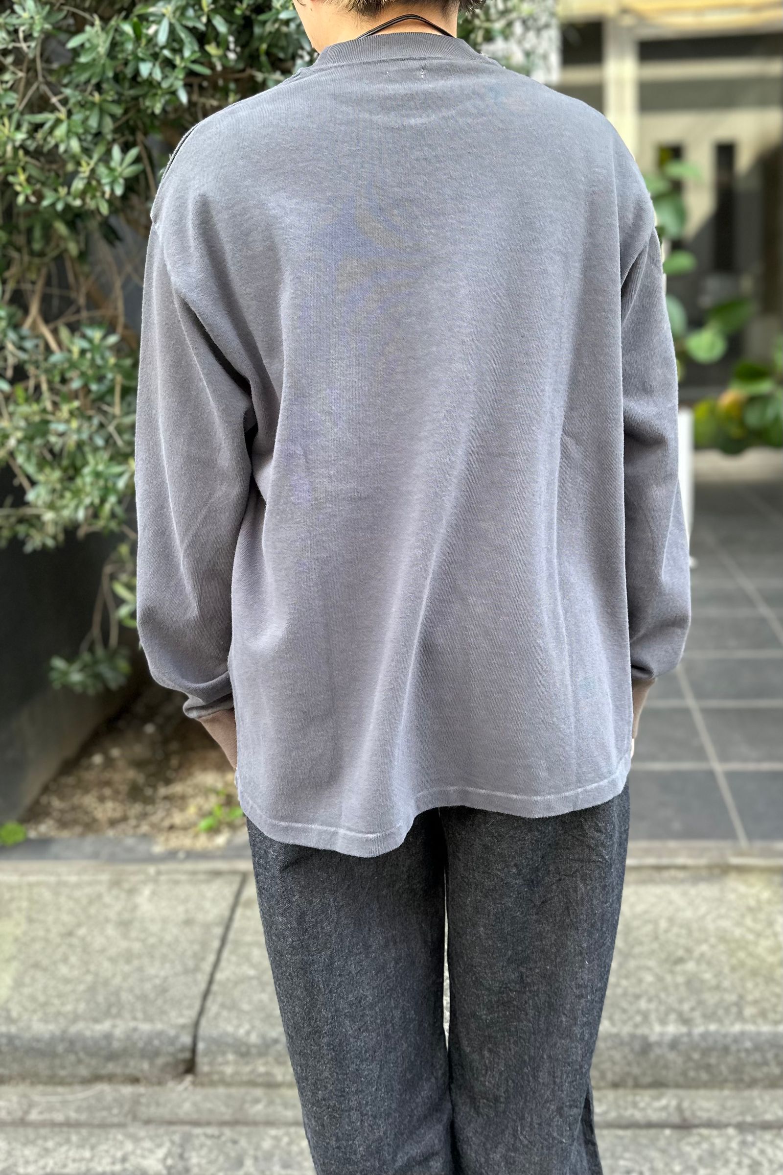 A.PRESSE - Vintage L/S T-Shirt -Navy- 2024STYLE1 | asterisk