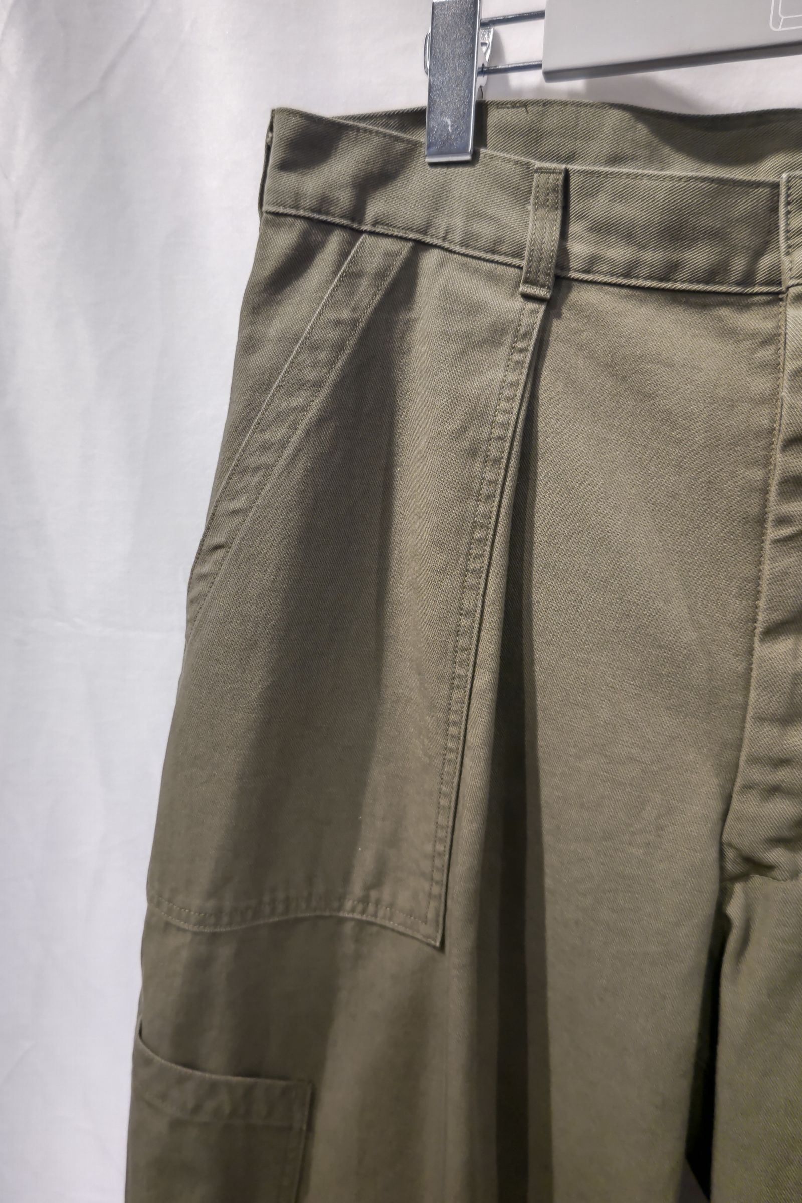 A.PRESSE - USAF hemmed bottoms -olive- 23ss men | asterisk