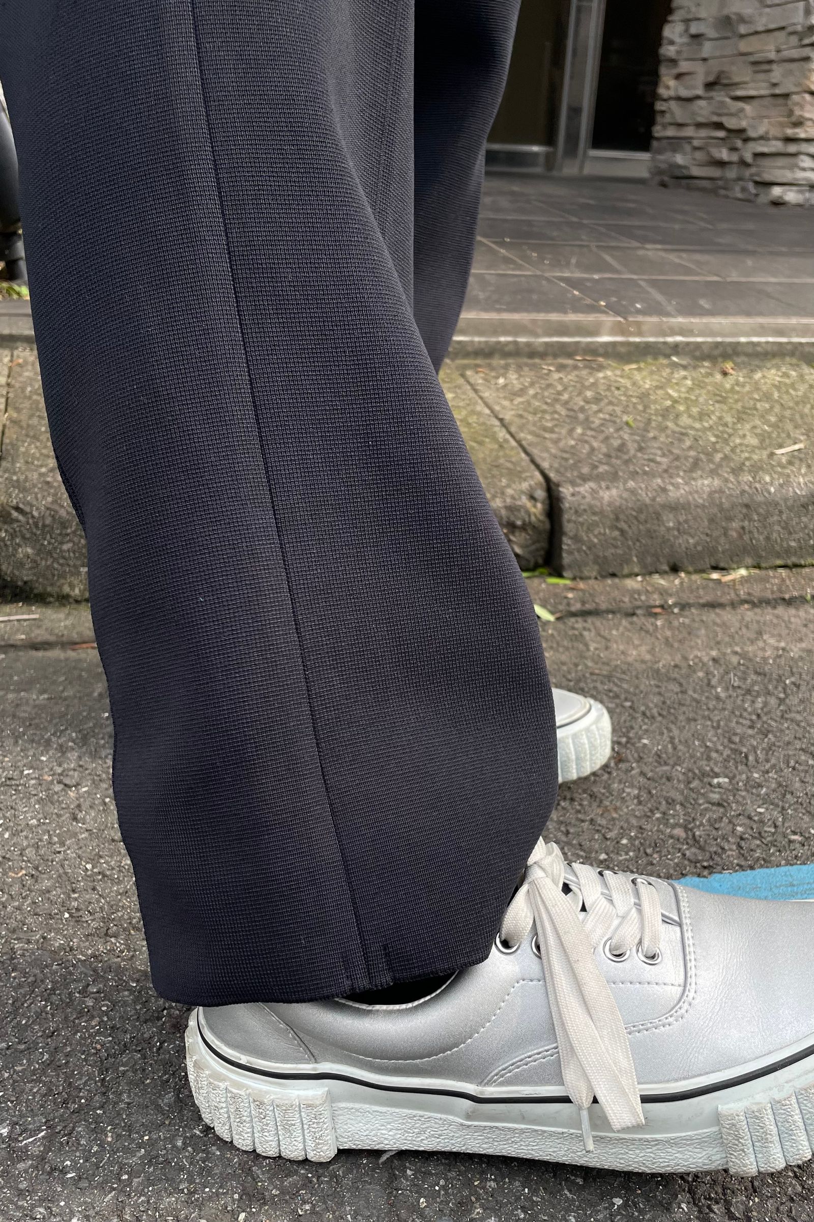 CFCL - MILAN RIB STRAIGHT PANTS -black- 23aw men | asterisk