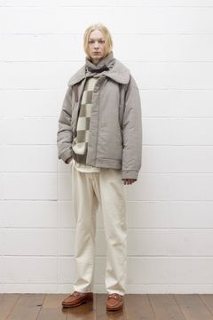 UNUSED - Padded B-3 jacket -beige×brown- 23aw women | asterisk