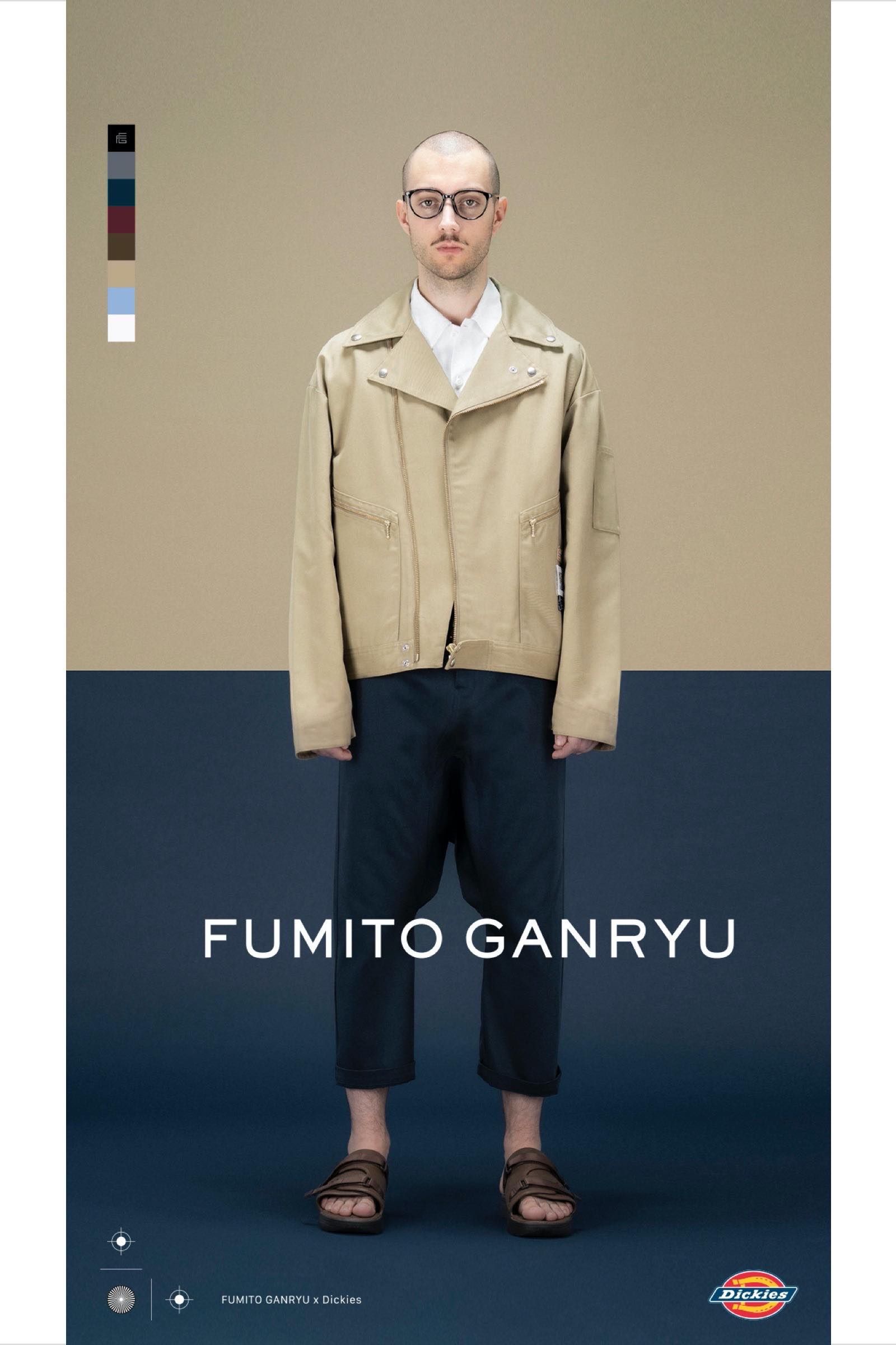 FUMITO GANRYU - double jacket x dickies collaboration -beige- 22ss