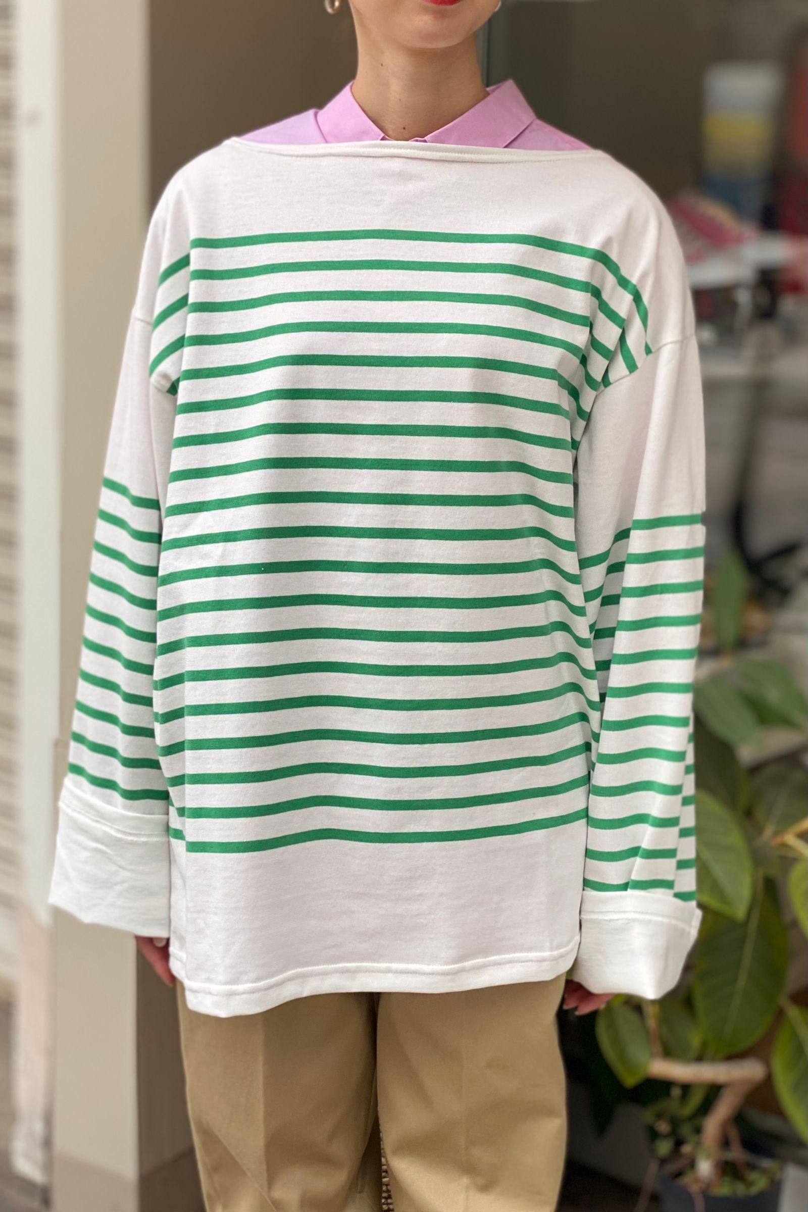 バスクシャツ/tricot aast -off/green briar- 23ss unisex - 2