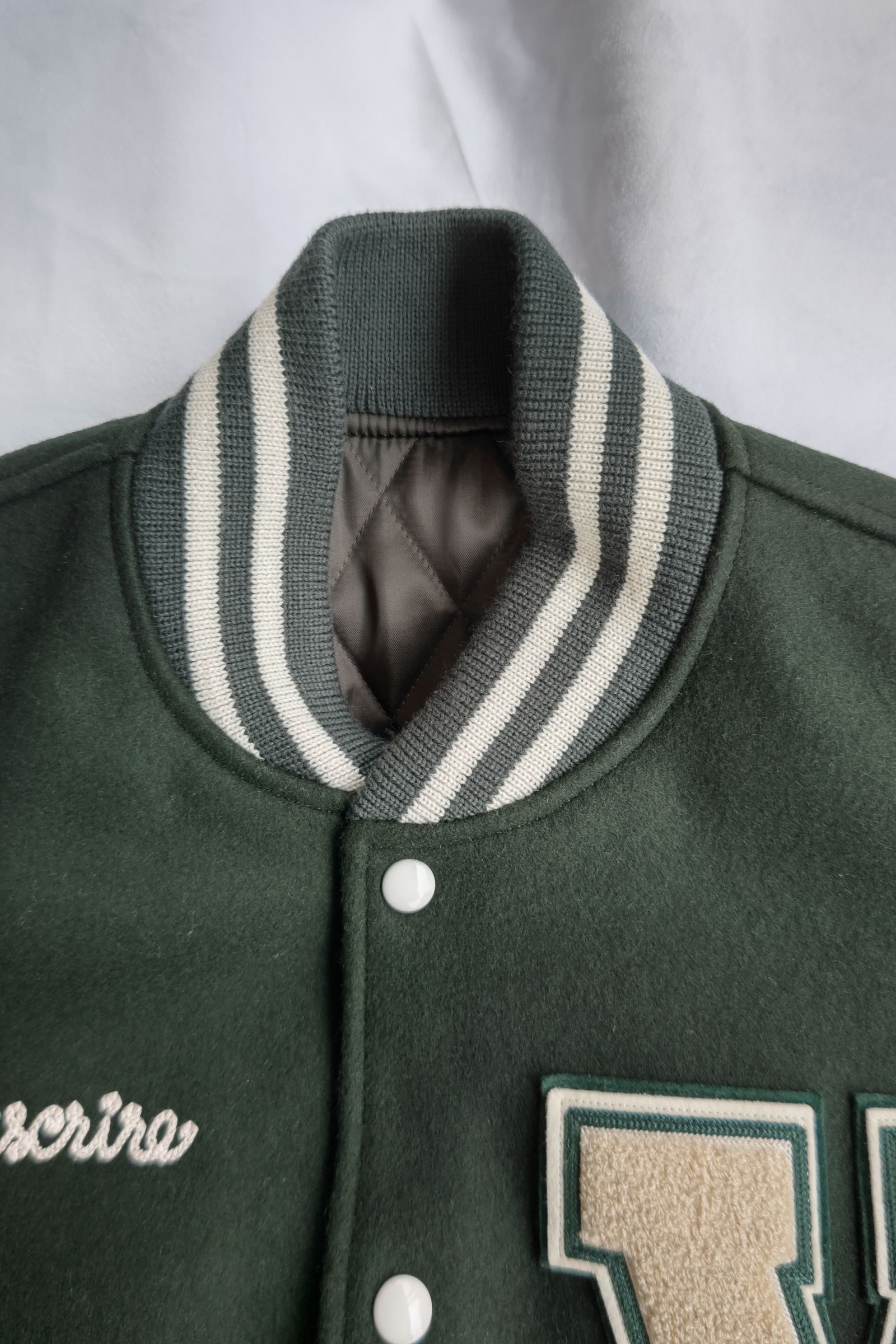 INSCRIRE - スタジャン/van stadium jumper -green- 22aw | asterisk