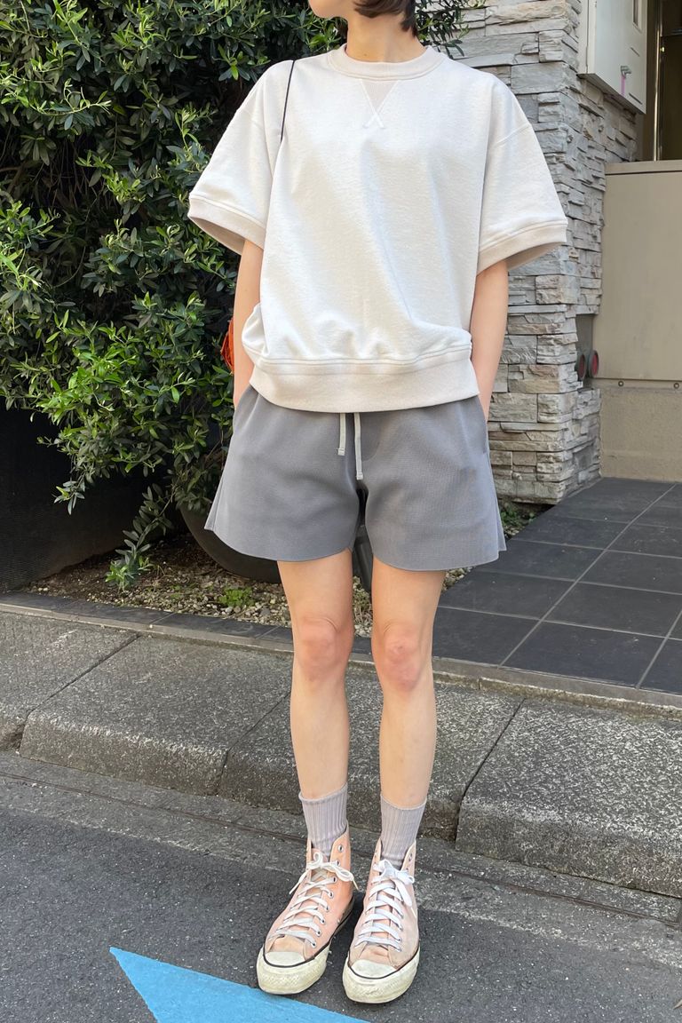 CFCL - high twist milan shorts 1 -gray- 23ss women | asterisk
