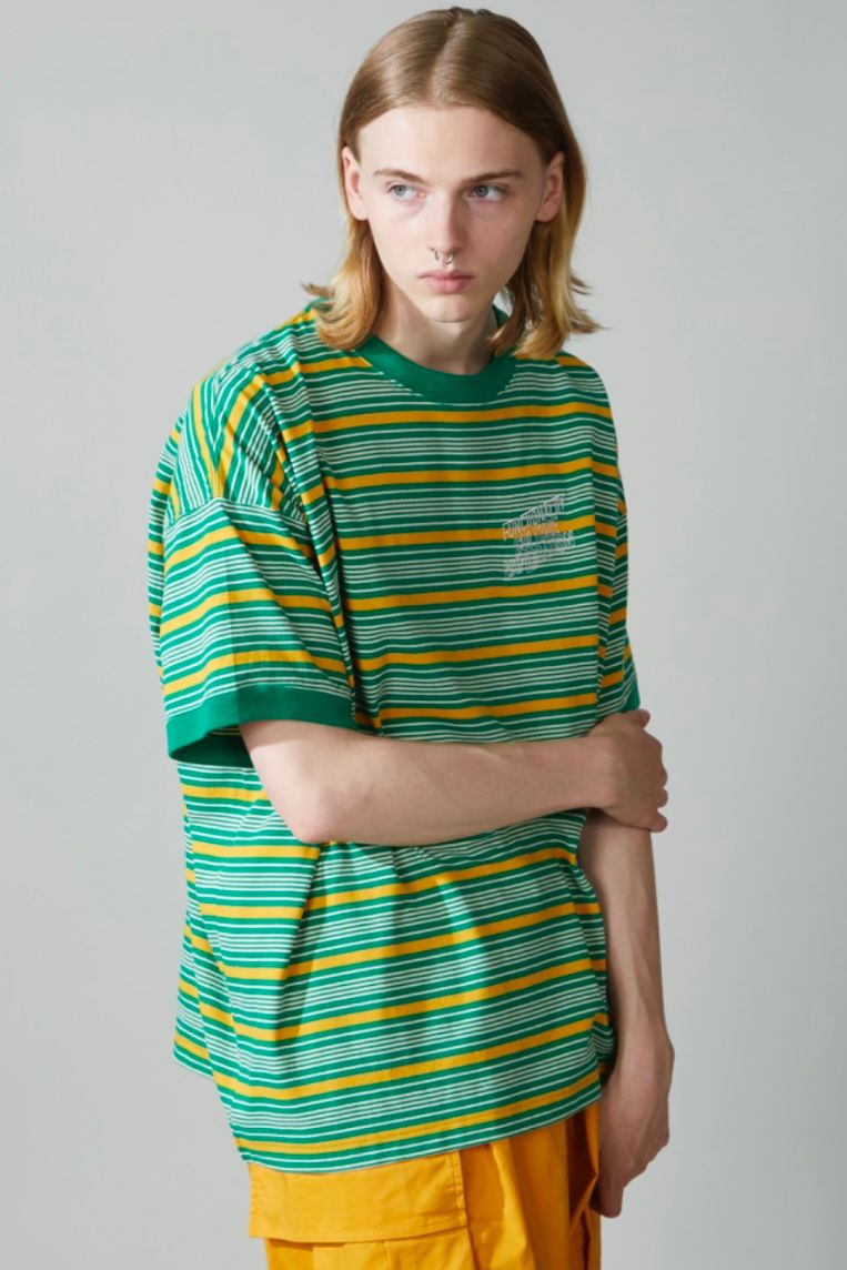 F/CE. - BORDER RECYCLE RINGER T-yellow-men- 23ss | asterisk