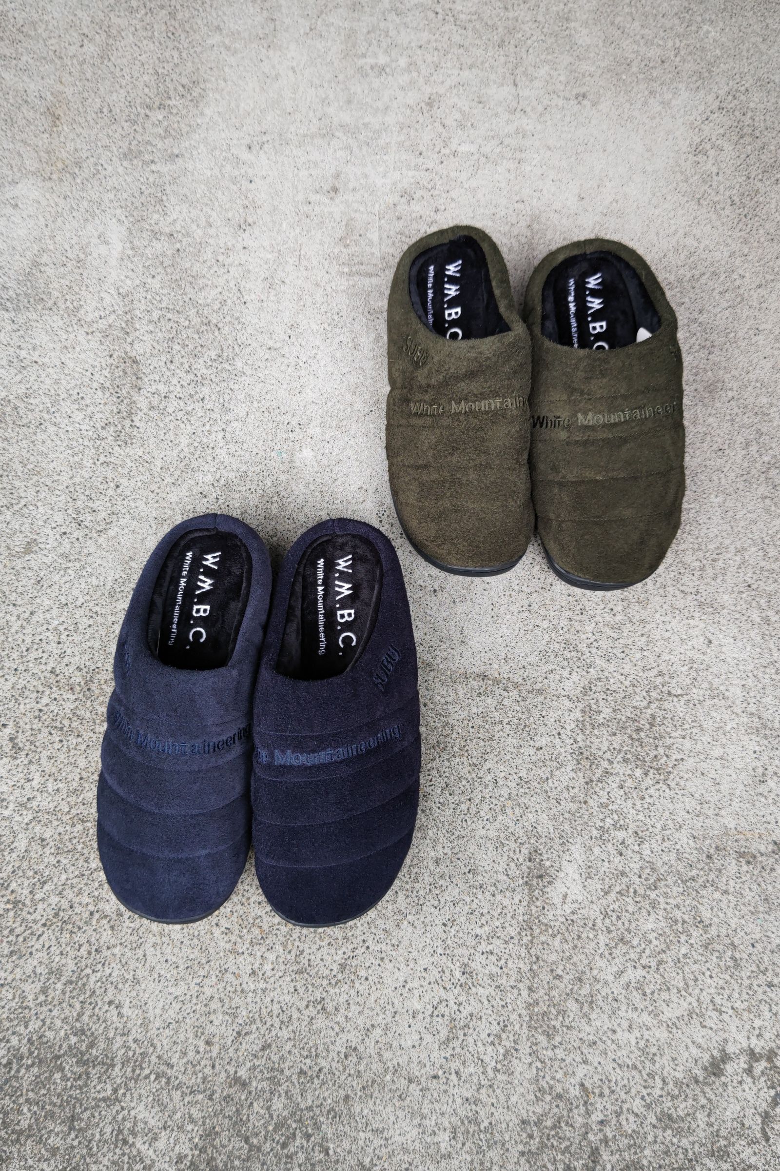 White Mountaineering - wmbc × subu winter sandals -navy- 22aw men