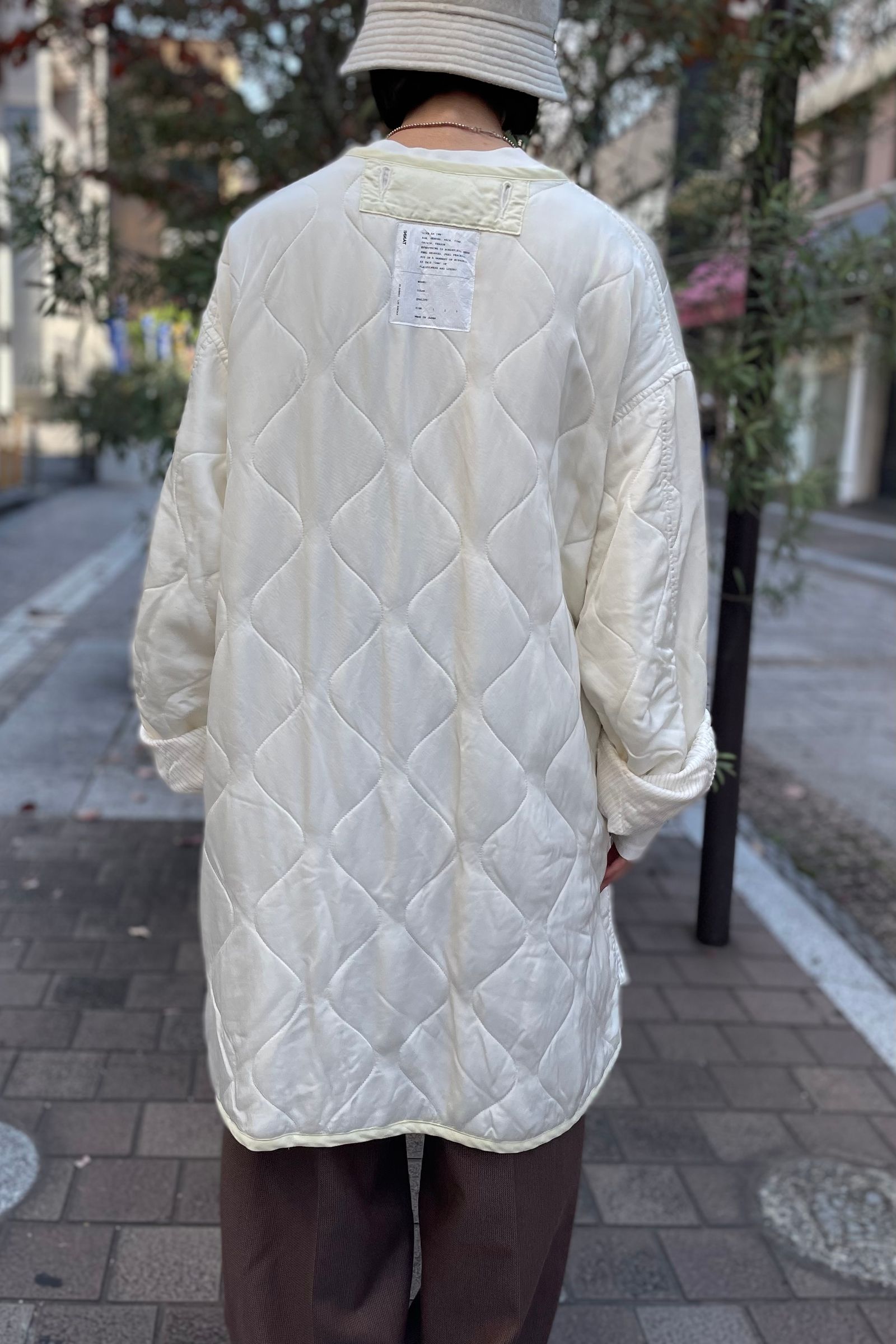 INNAT - ライナーコート/liner coat -white- 22aw | asterisk