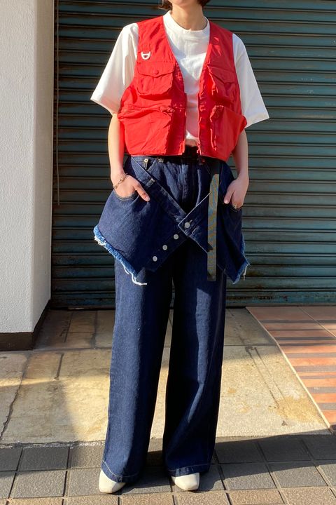夏にぴったりTシャツデニムコーデ/kotohayokozawa