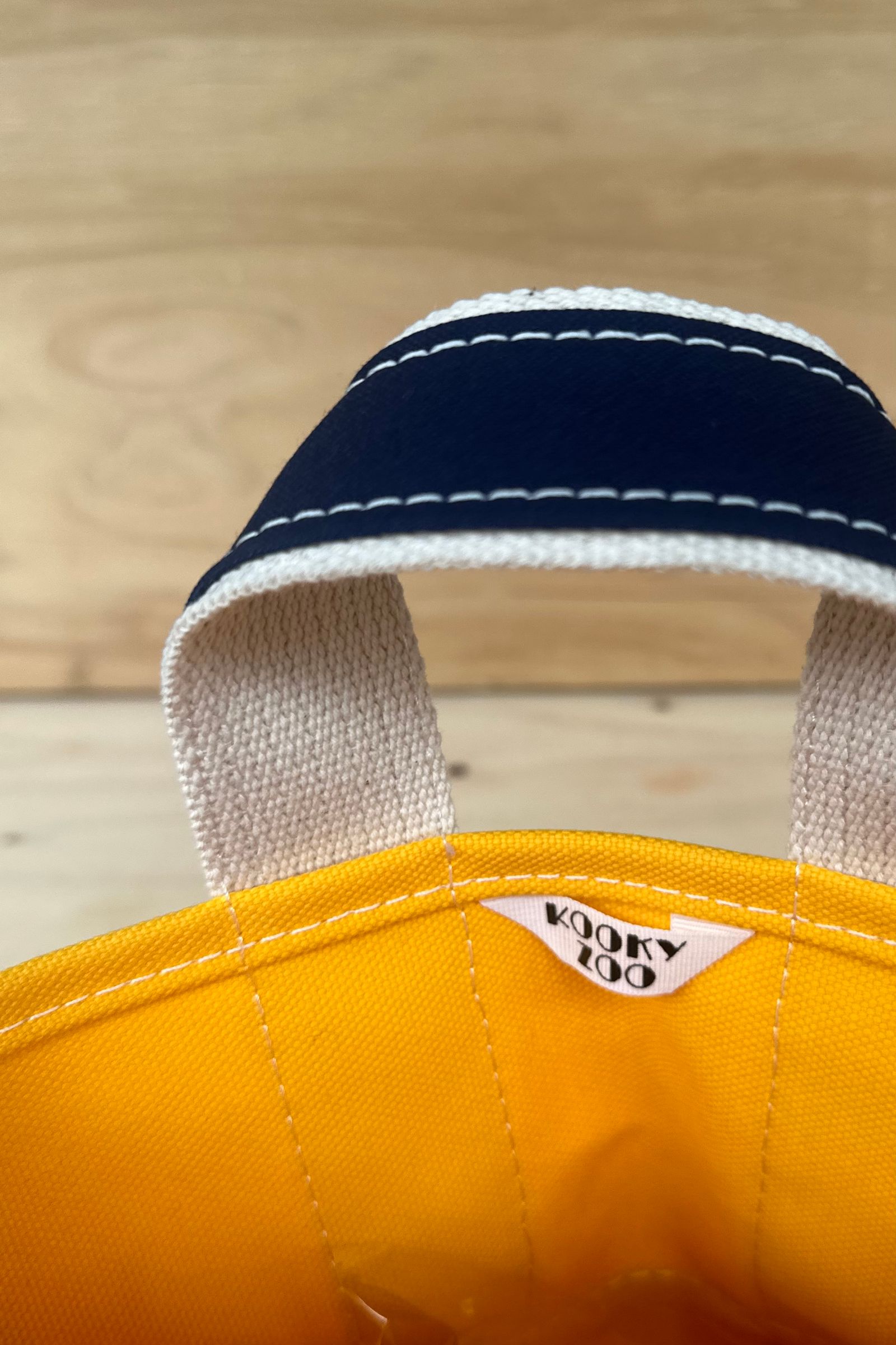 KOOKY ZOO - DINKY BAG-YELLOWxNAVY- 24ss | asterisk
