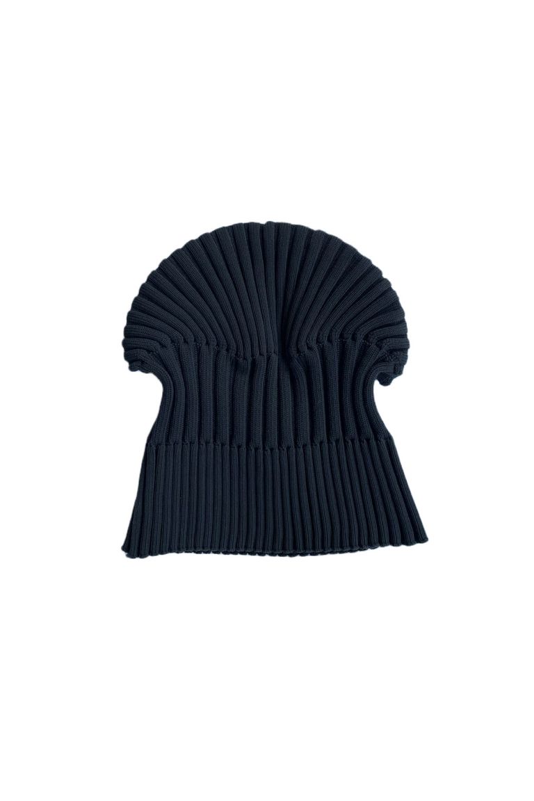 CFCL - fluted knit cap 1 -charcoal- 22aw unisex | asterisk