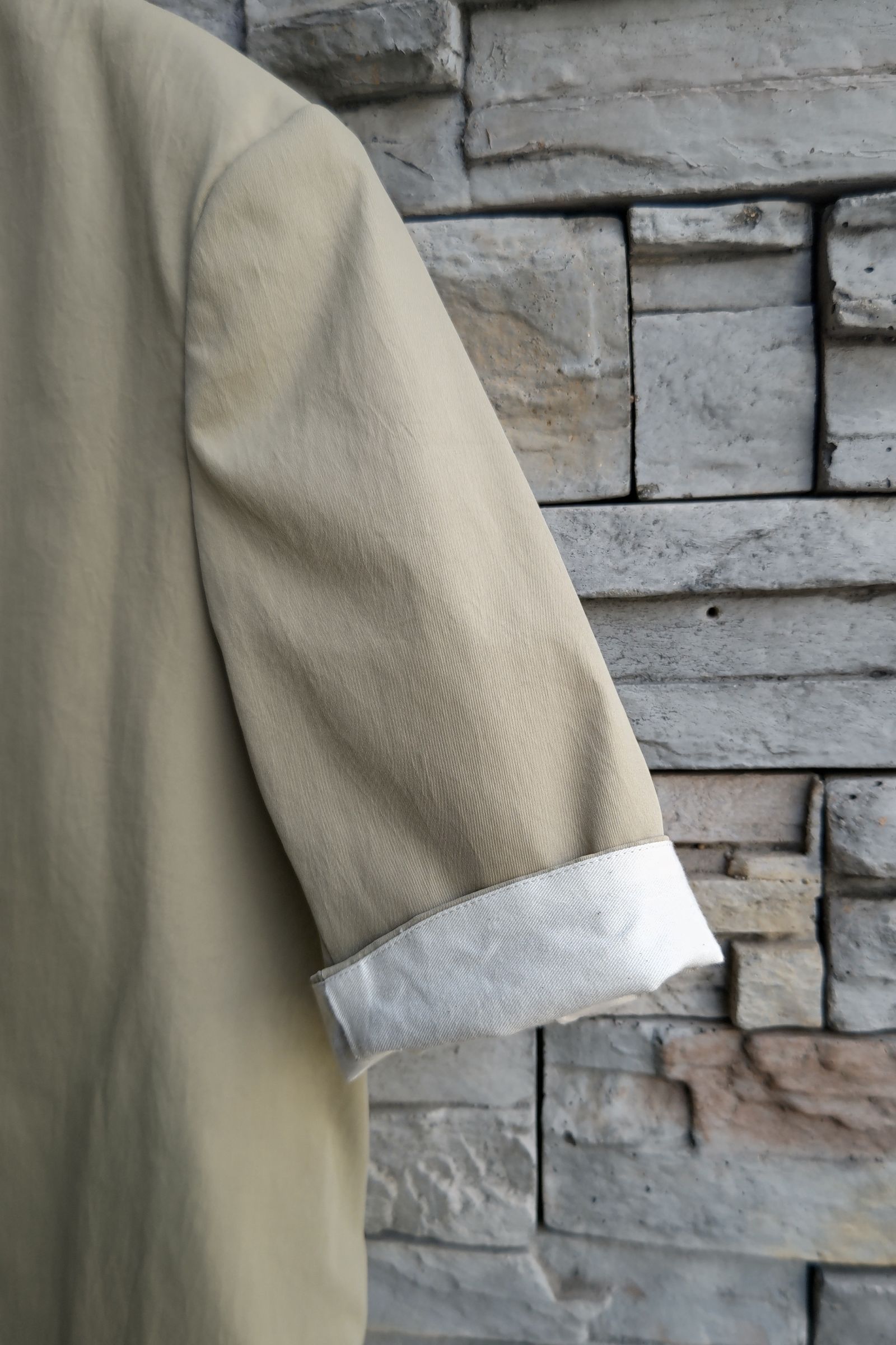 IIROT - middle sleeve no collar JK -beige- 23ss | asterisk