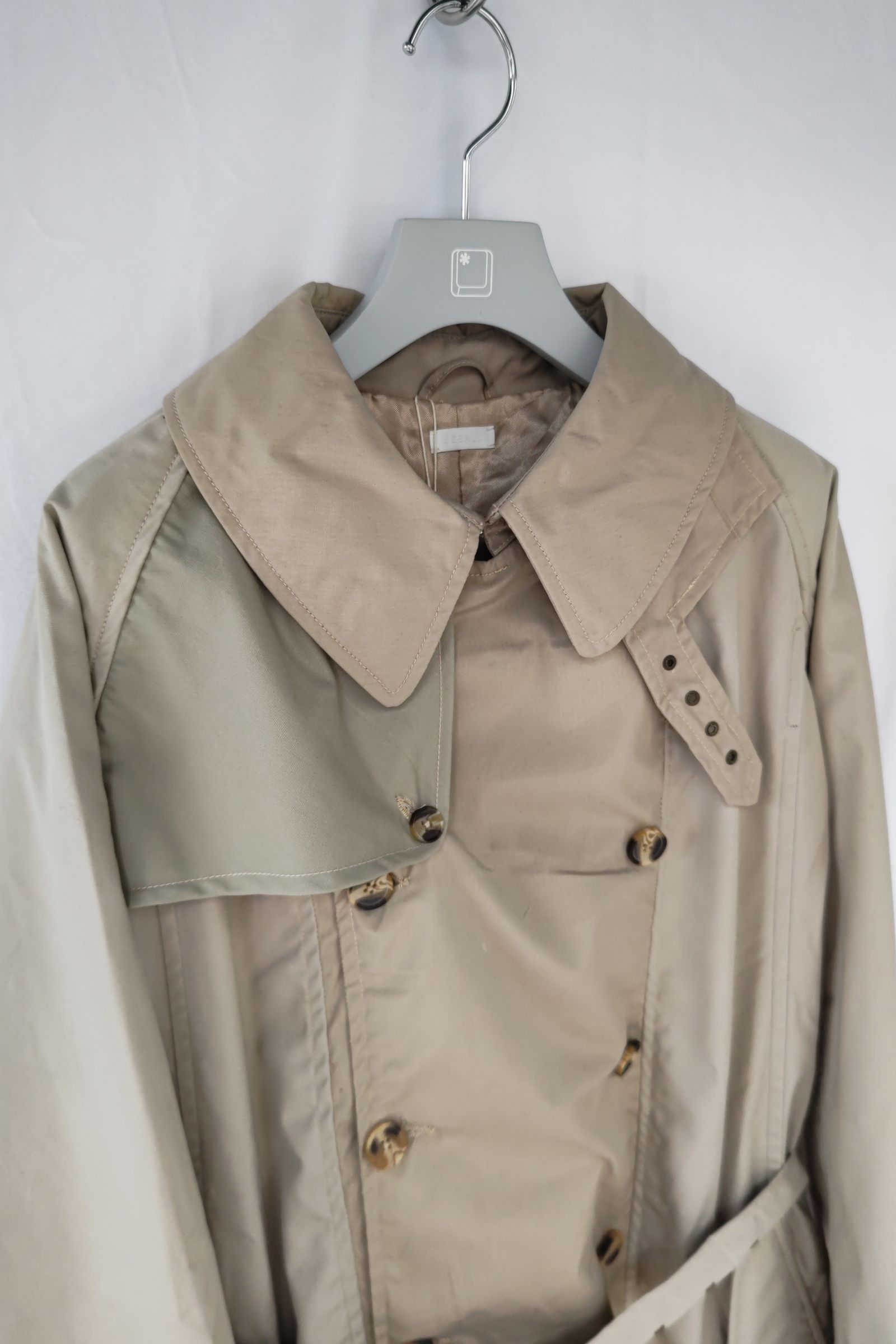 SEEALL - reconstructed trench coat-beige mix-22aw | asterisk