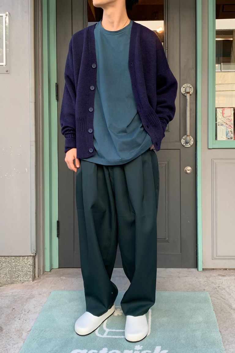 CFCL - wool milan cardigan 2 -navy- 22aw men | asterisk