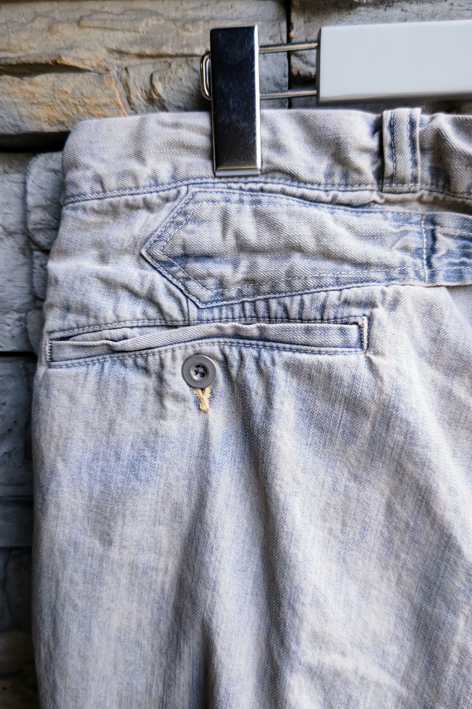 A.PRESSE - vintage prisoner denim trousers -indigo- 23ss A.PRESSE - vintage prisoner denim trousers -indigo- 23ss