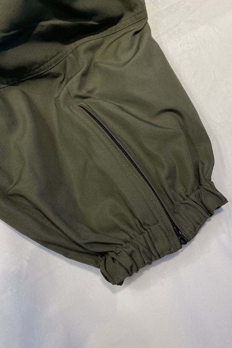 JUN MIKAMI - ポリエステルツイルヴァリアブルパンツ -khaki- 22aw
