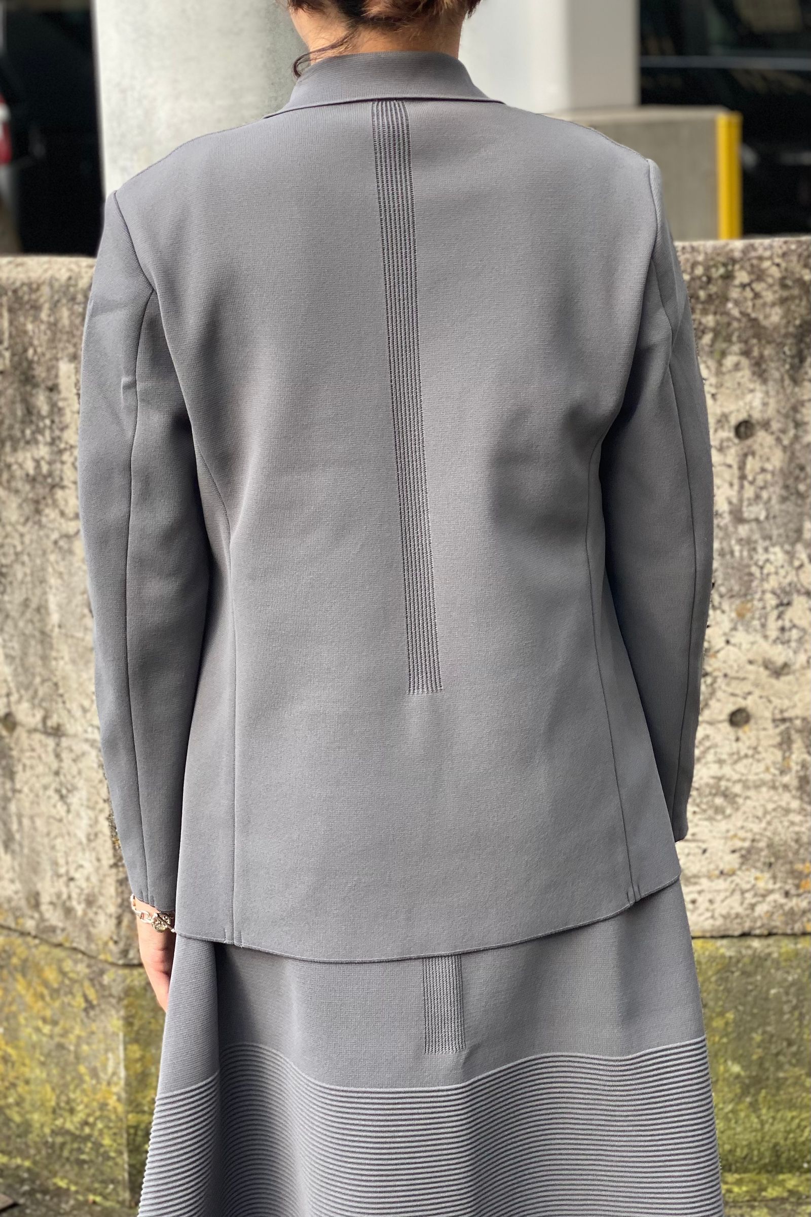 CFCL - ジャケット/milan rib jacket 2 -grey- 22aw women