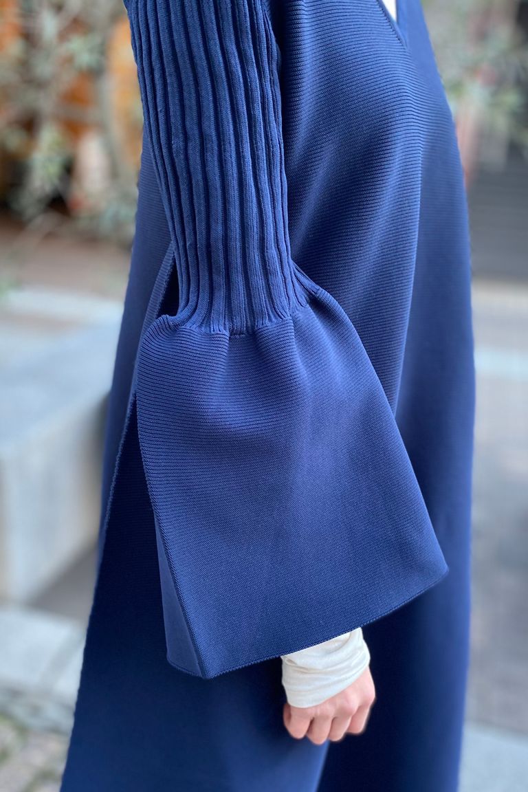CFCL - pottery kaftan 3 -navy- 23ss women | asterisk