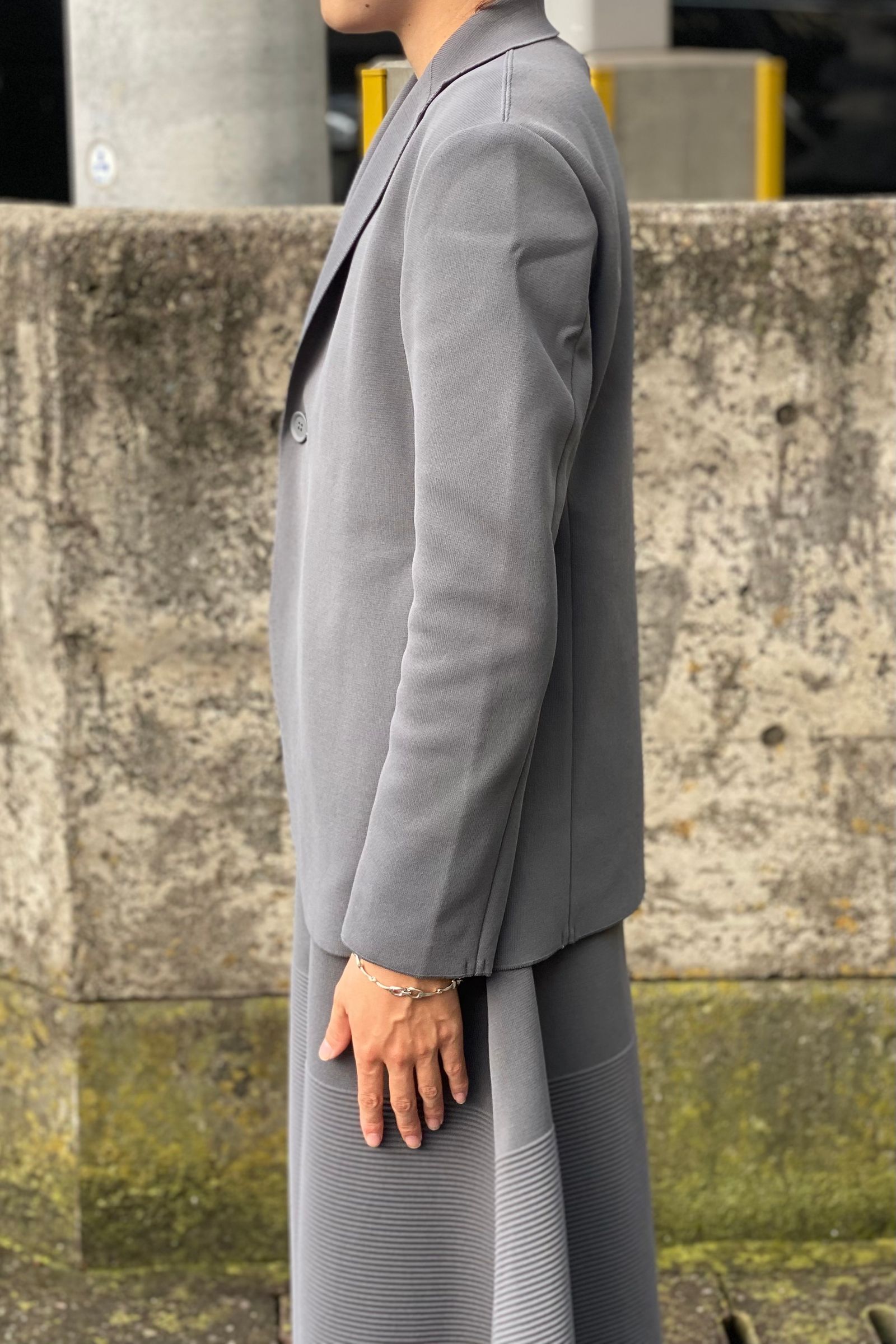 CFCL - ジャケット/milan rib jacket 2 -grey- 22aw women