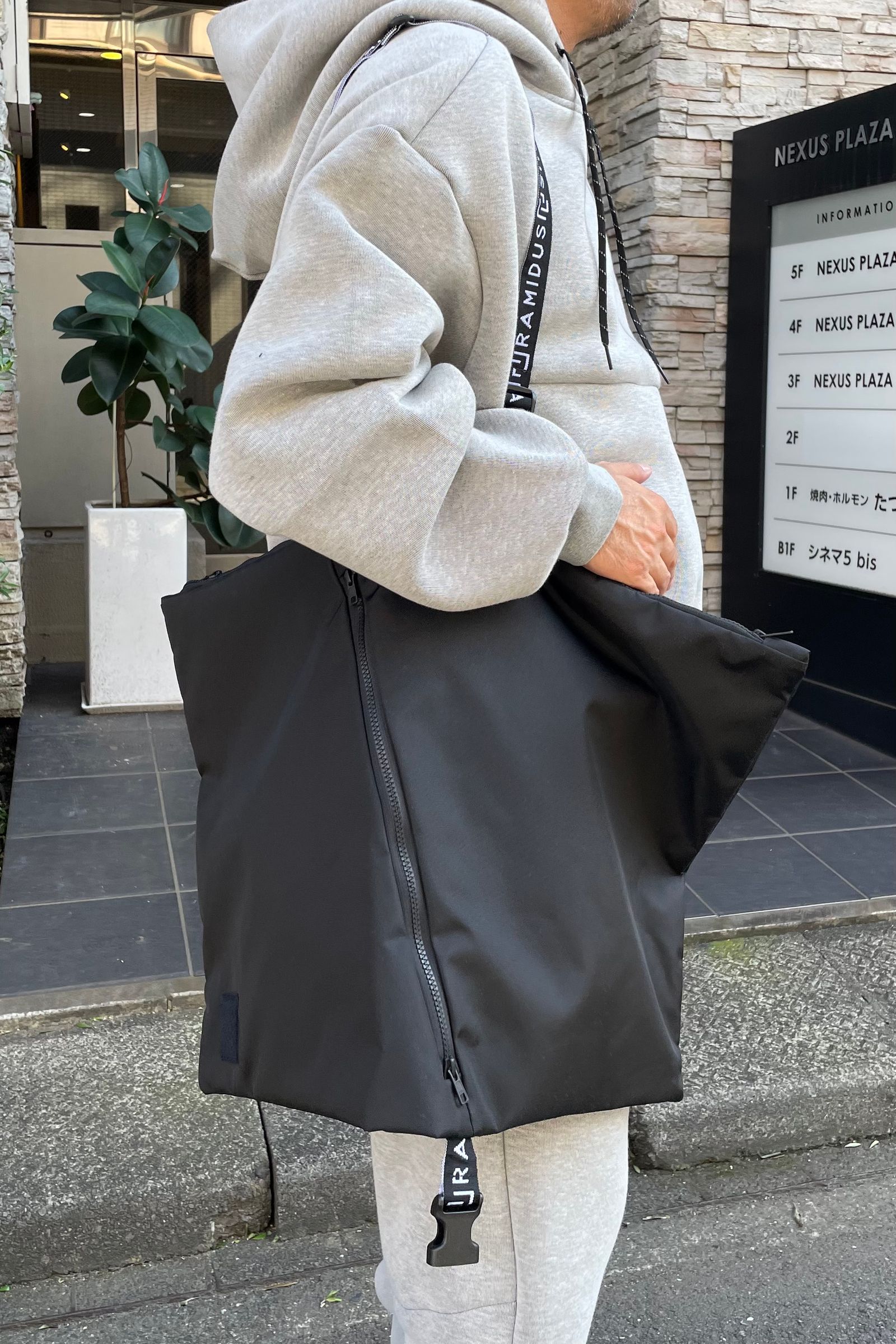 FUMITO GANRYU - 2way bag FUMITO GANRYU×RAMIDUS -black- 23aw | asterisk