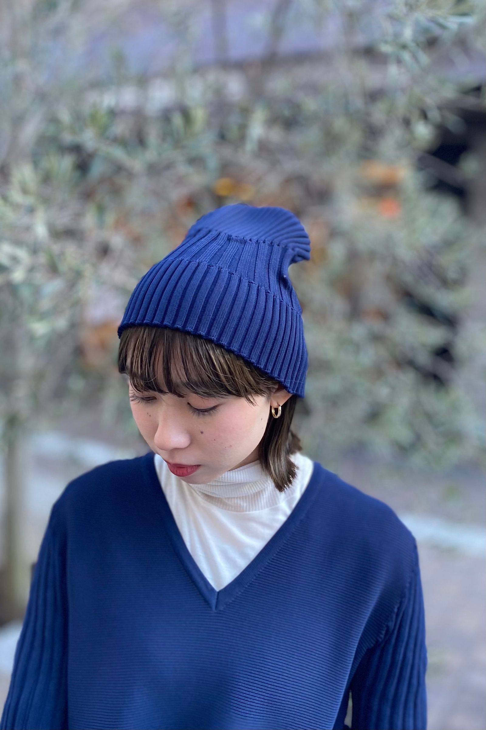 CFCL - fluted beanie -emerald- 23ss | asterisk