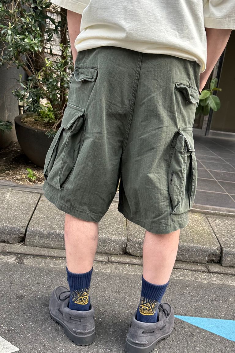 A.PRESSE - M-51 Shorts-Olive-2024STYLE1 | asterisk