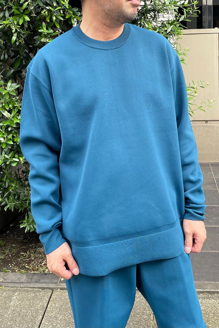 CFCL - MILAN RIB PULLOVER -marine blue- 23aw men | asterisk