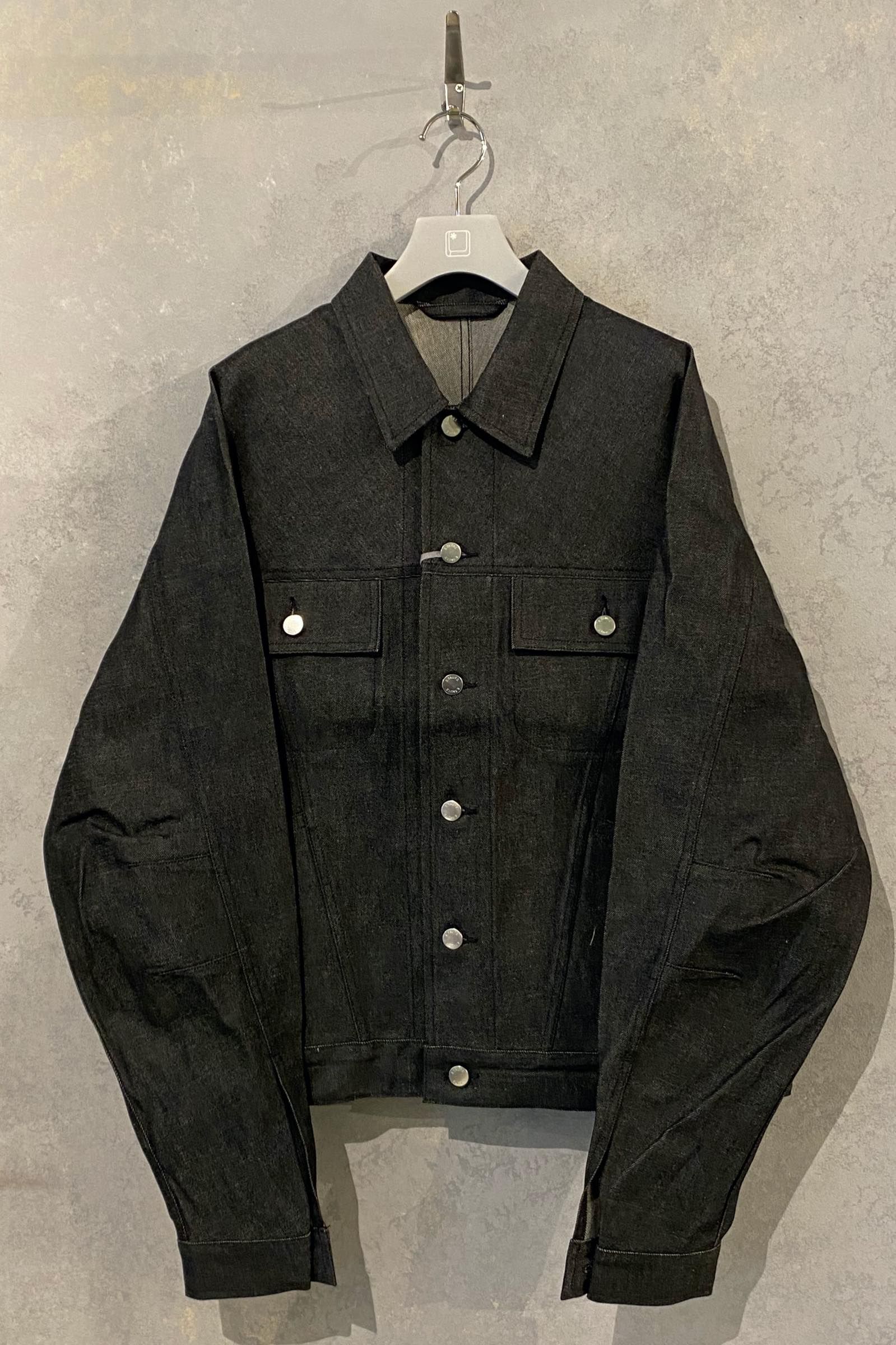 E.TAUTZ - core denim jacket black 21aw | asterisk