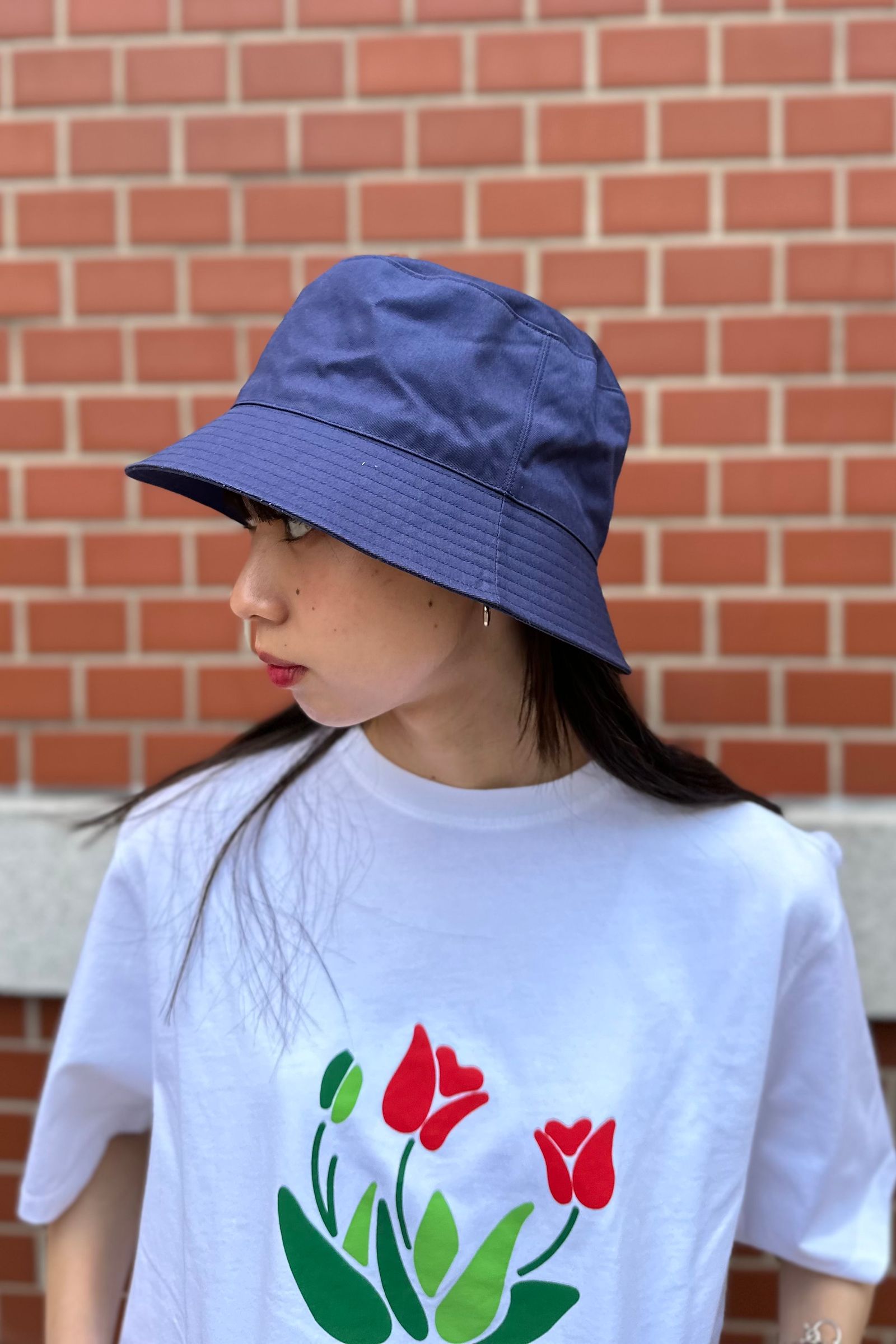 KIJIMA TAKAYUKI - ventile bucket hat -navy- 23ss | asterisk