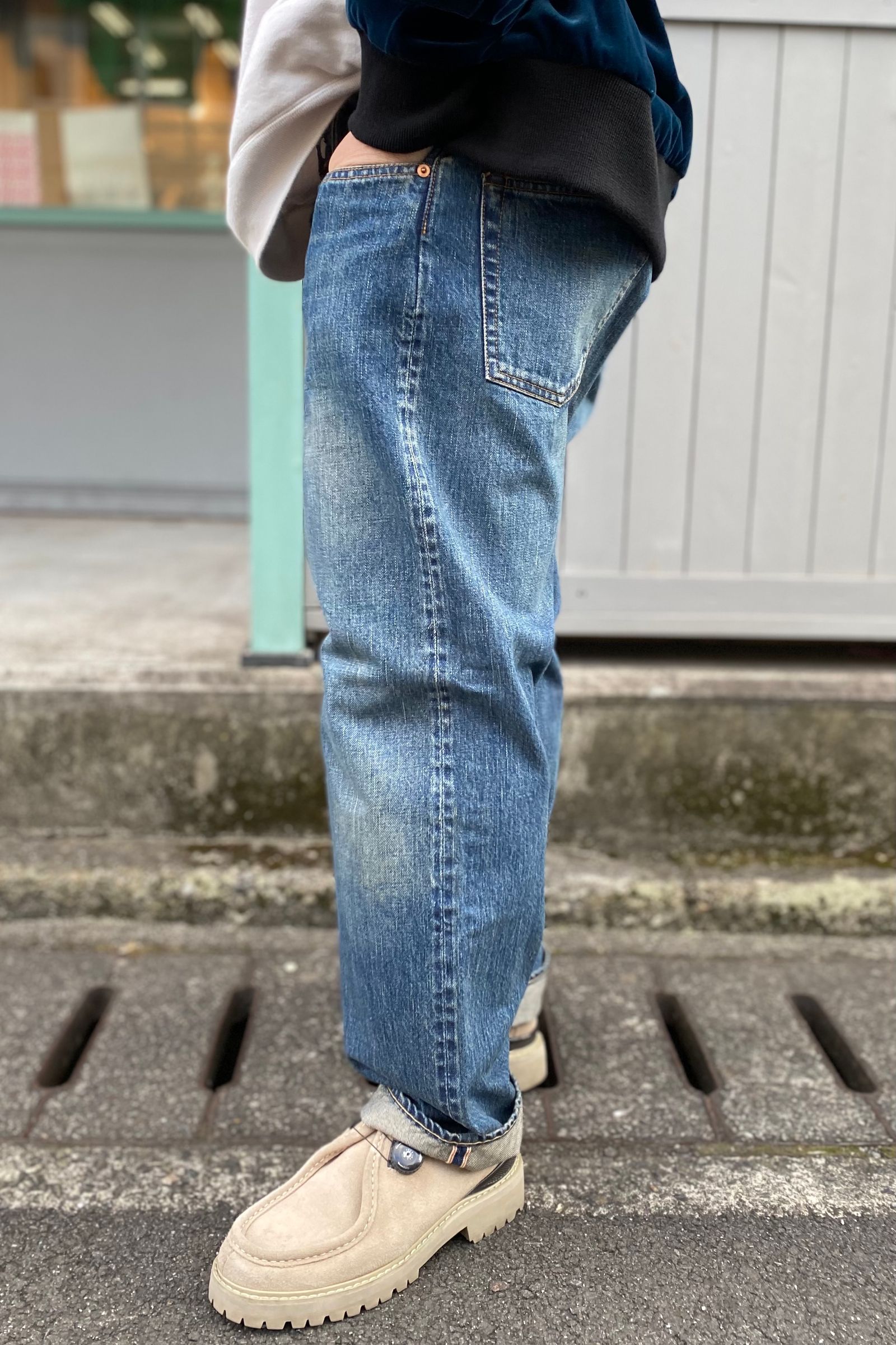 A.PRESSE   washed denim wide pants ss 月日発売!   asterisk