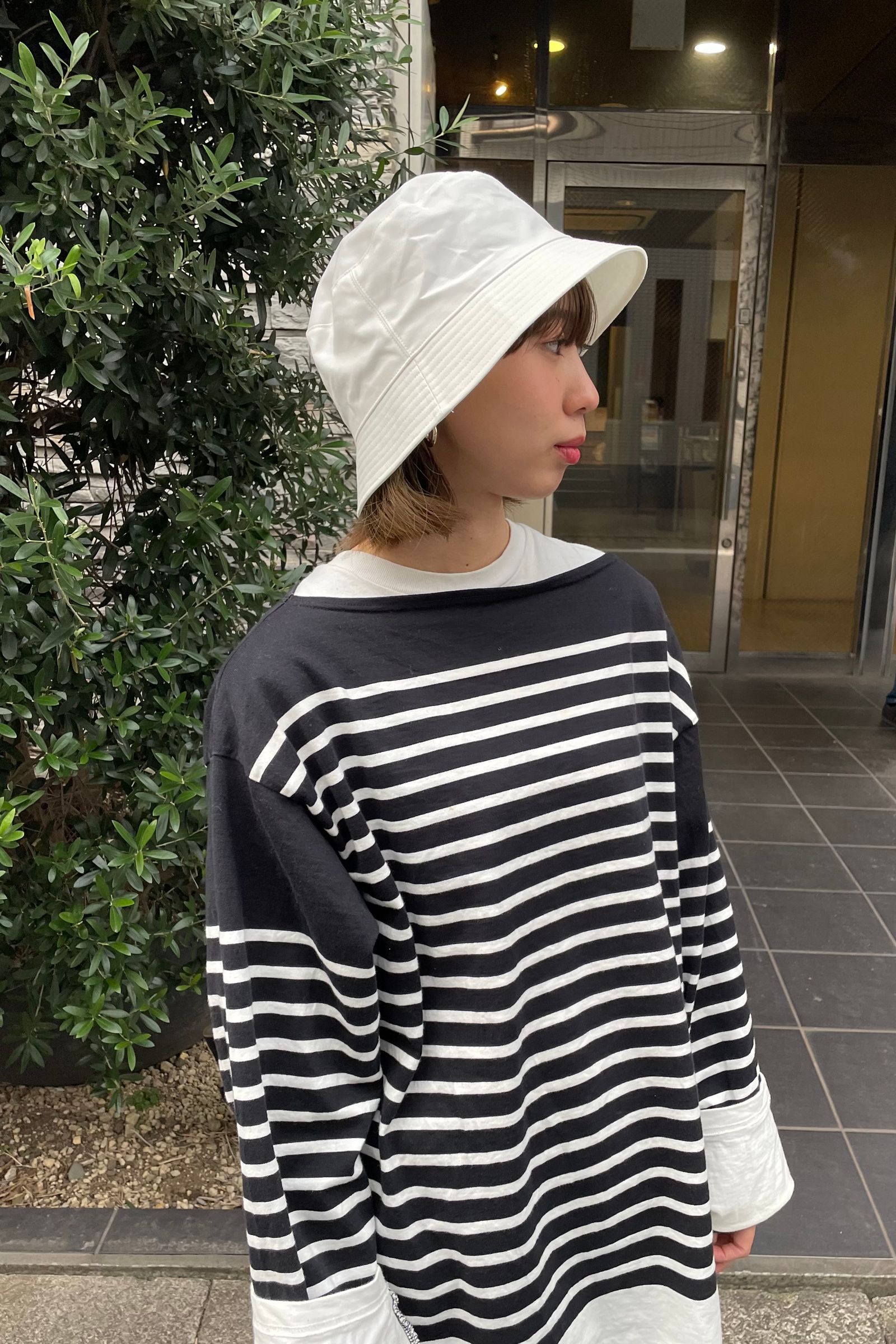 KIJIMA TAKAYUKI - ventile bucket hat -white- 23ss | asterisk