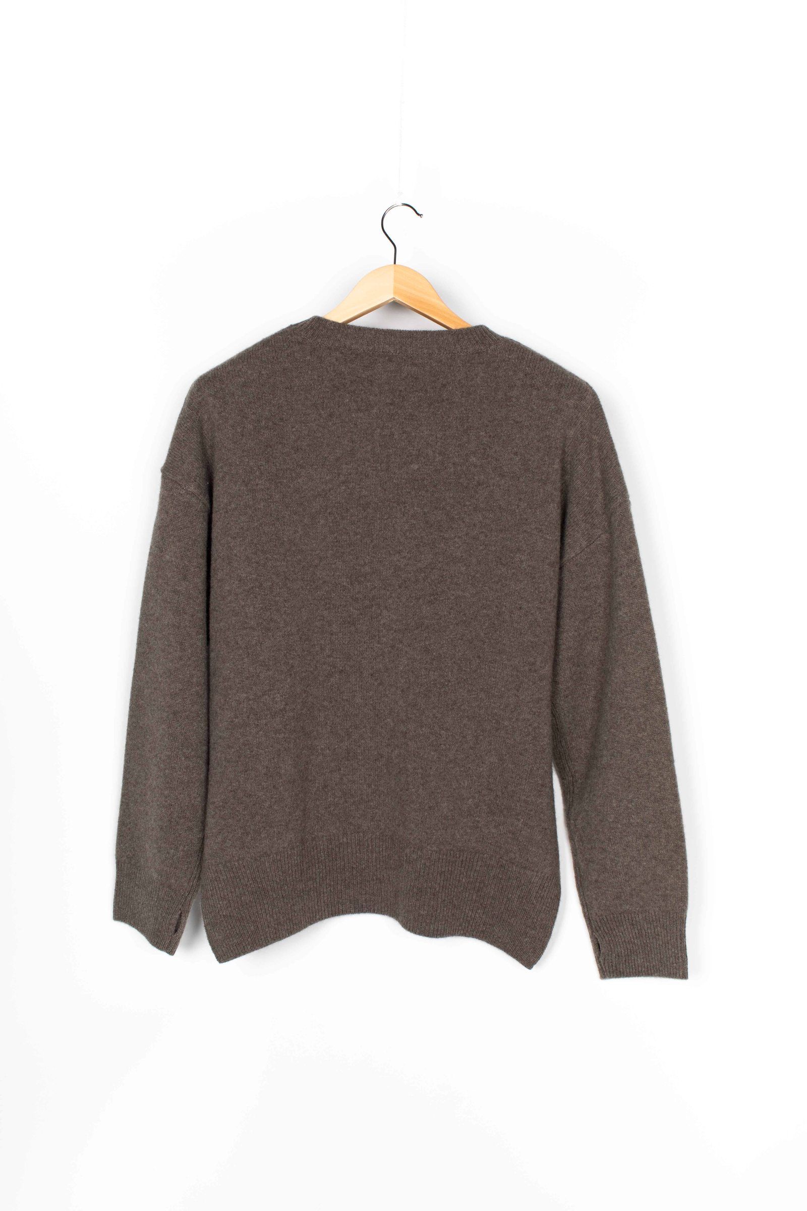 【先行予約】essential crewneck sweater/yak-natural grey-22aw-11月頃入荷予定- - F