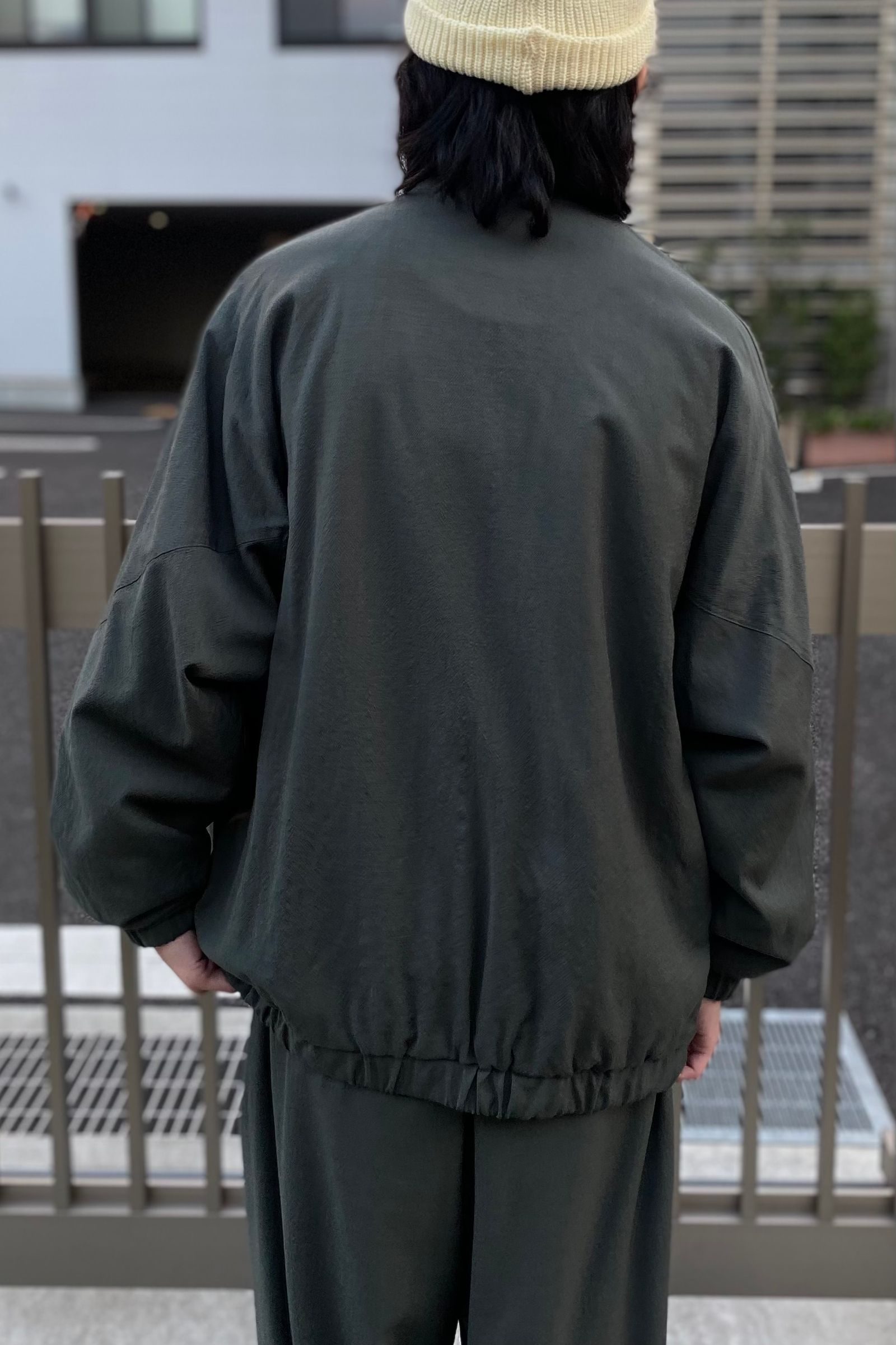 SILK RAYON TRACK JACKET リドム