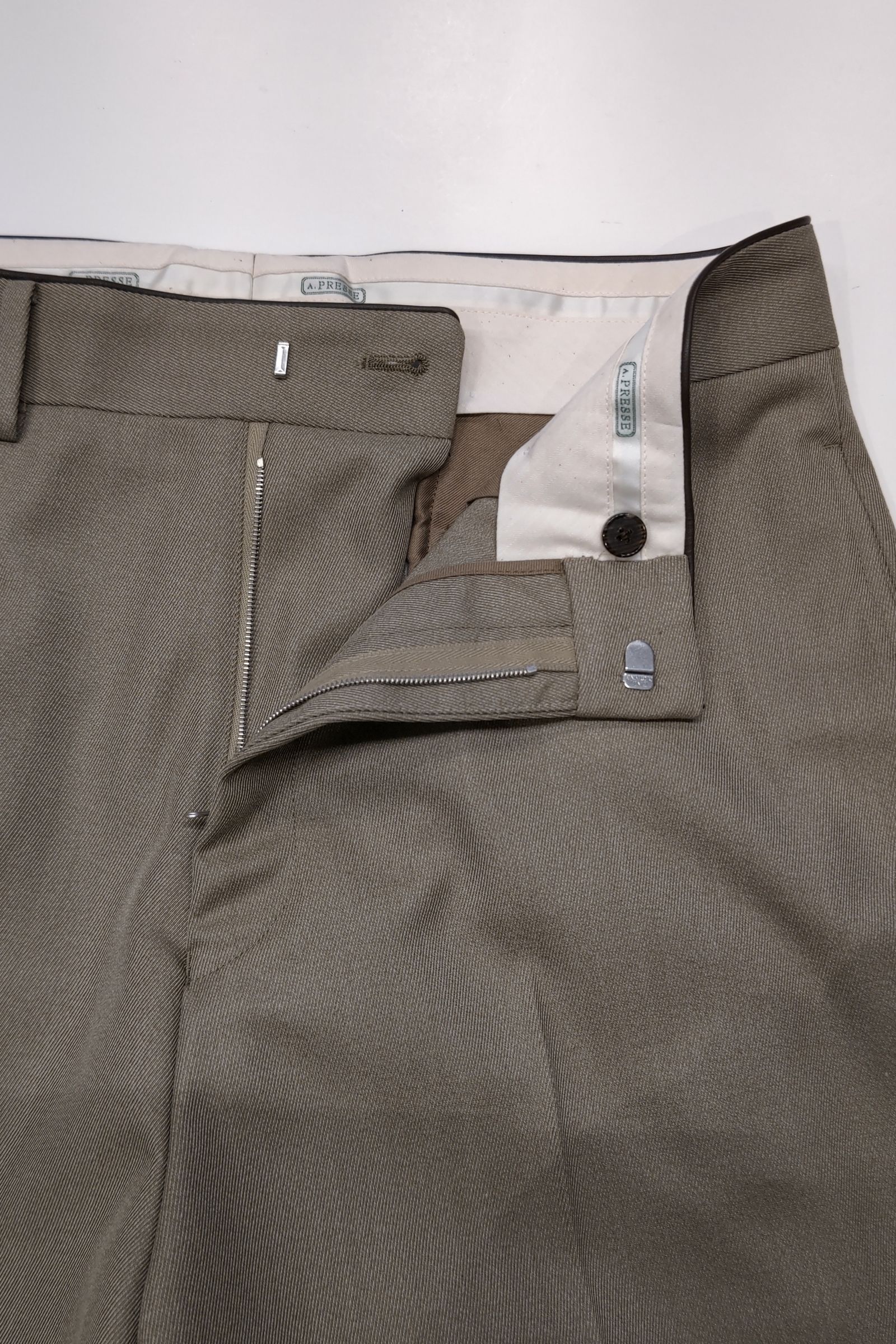 アプレッセ A.PRESSE Covert Cloth Trousers-